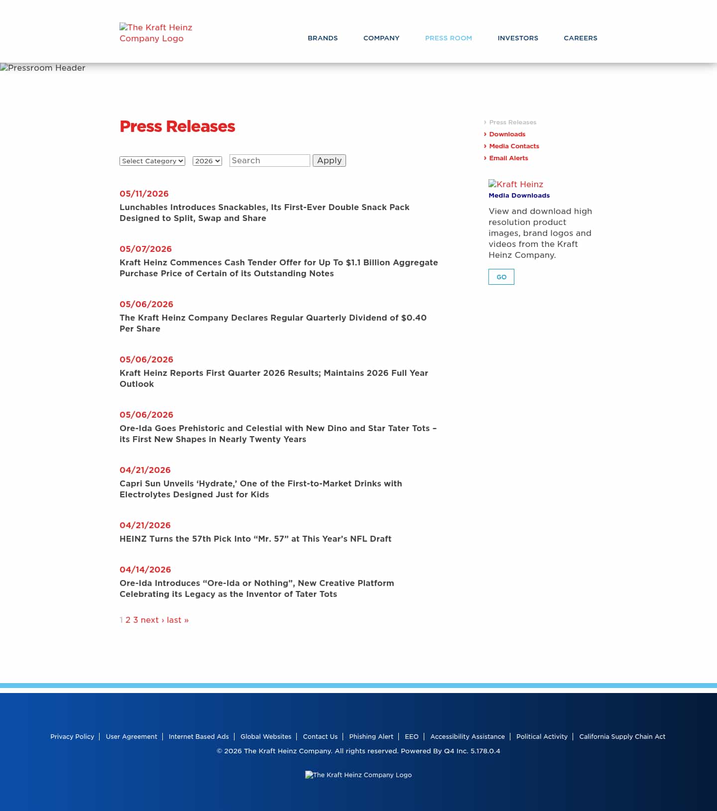 Latest website image capture