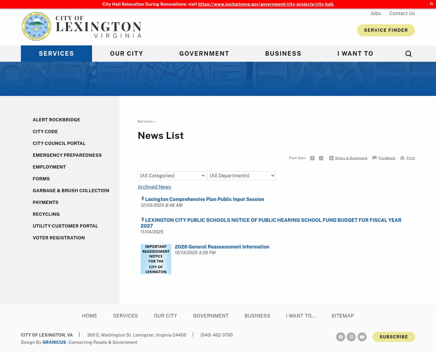 Latest website image capture