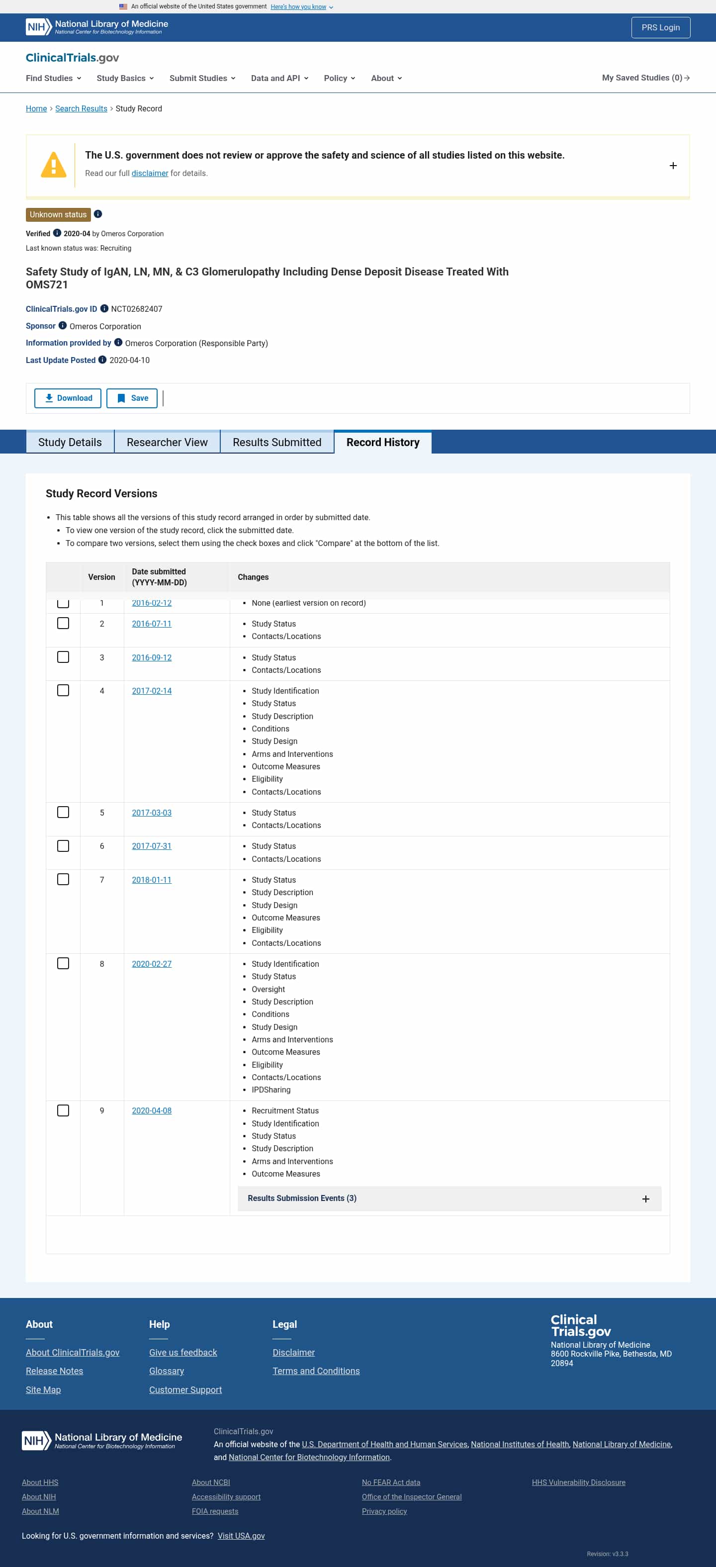 Latest website image capture