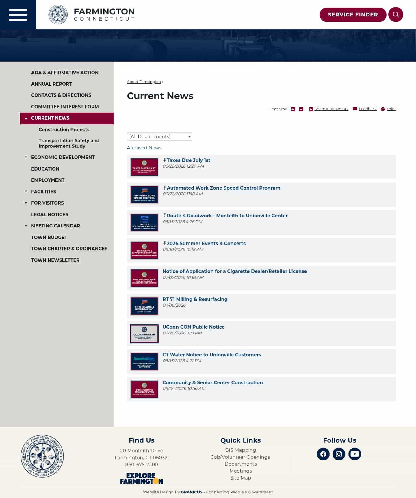 Latest website image capture