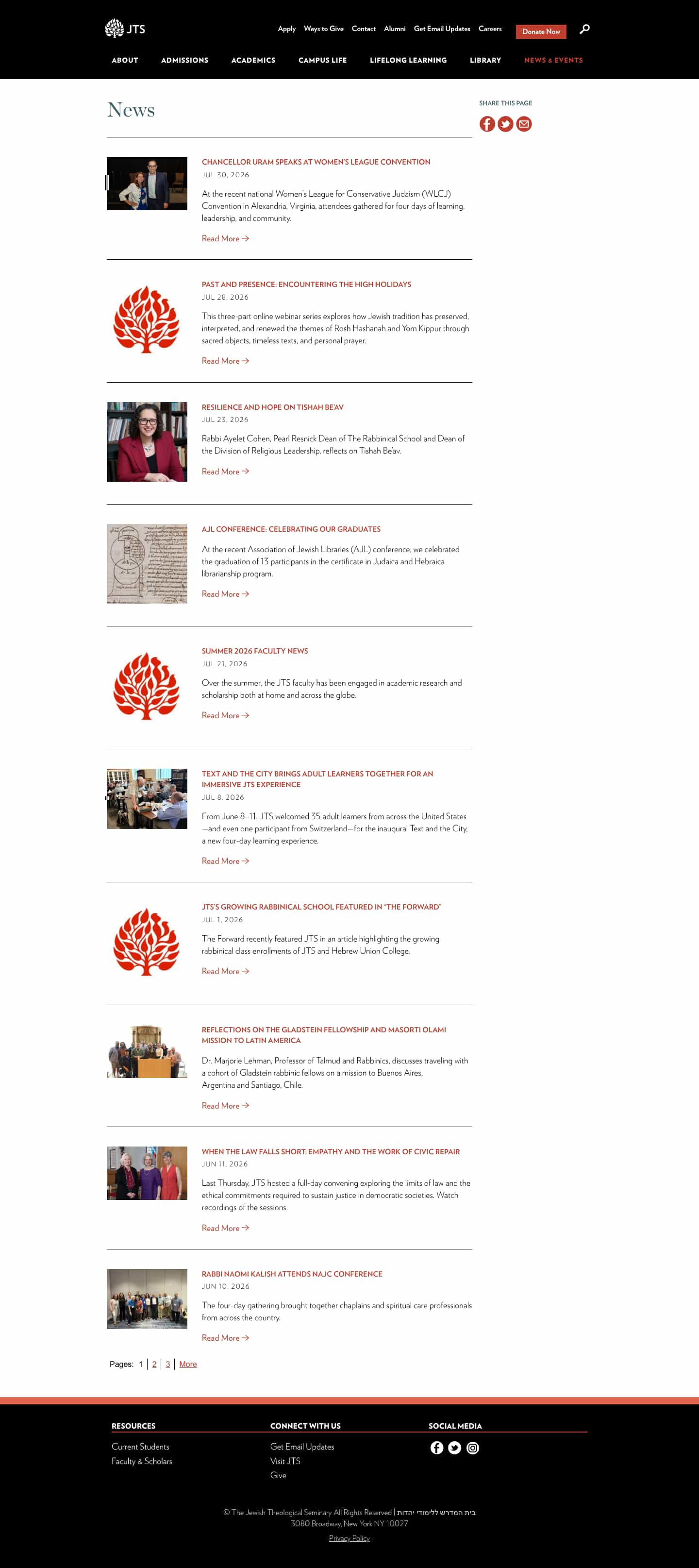 Latest website image capture
