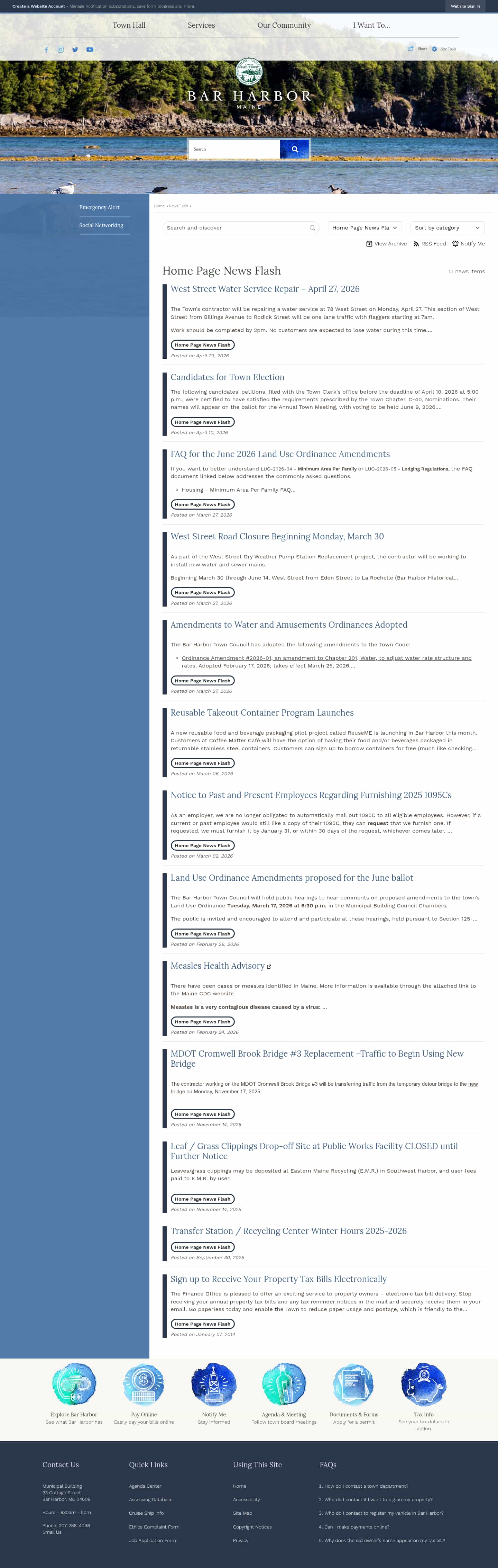 Latest website image capture