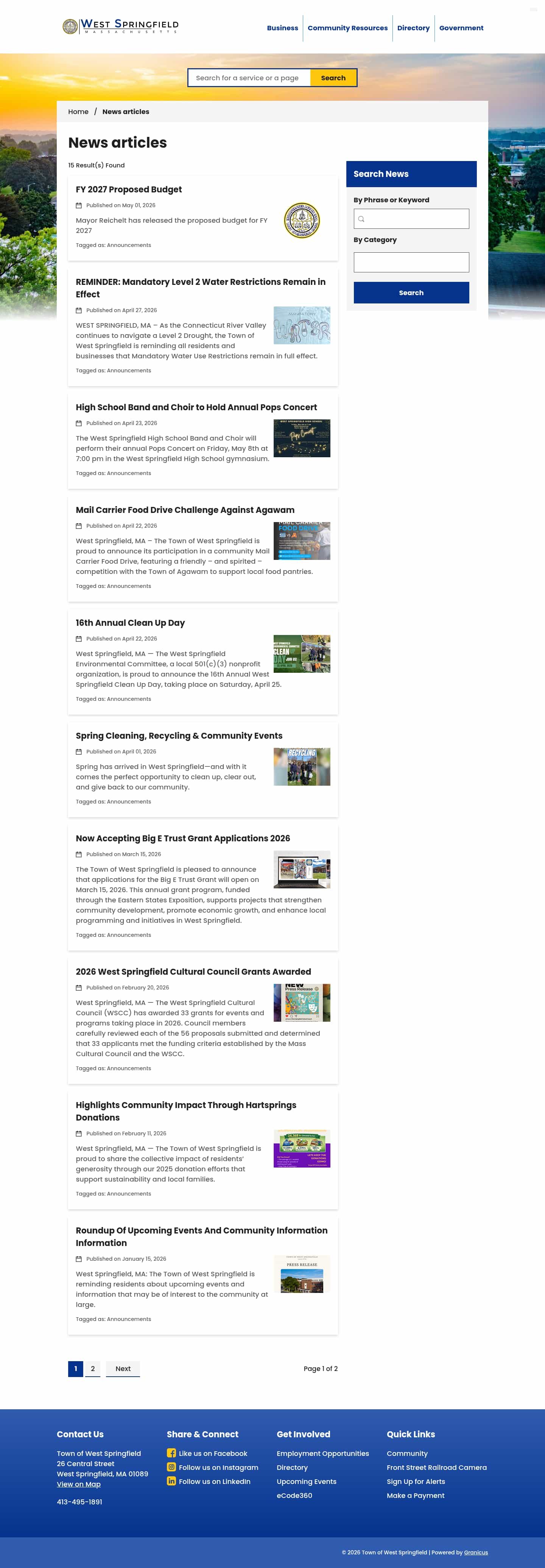Latest website image capture