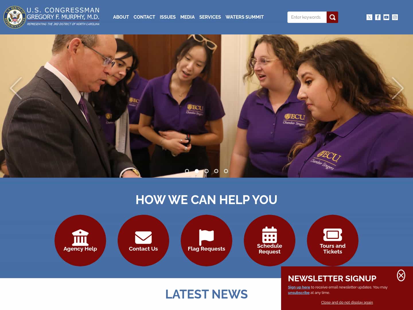 Latest website image capture