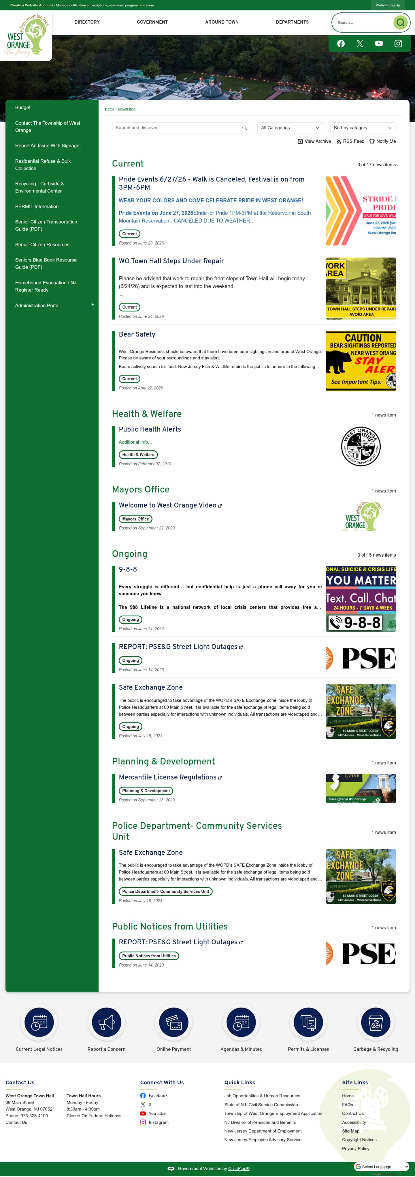 Latest website image capture