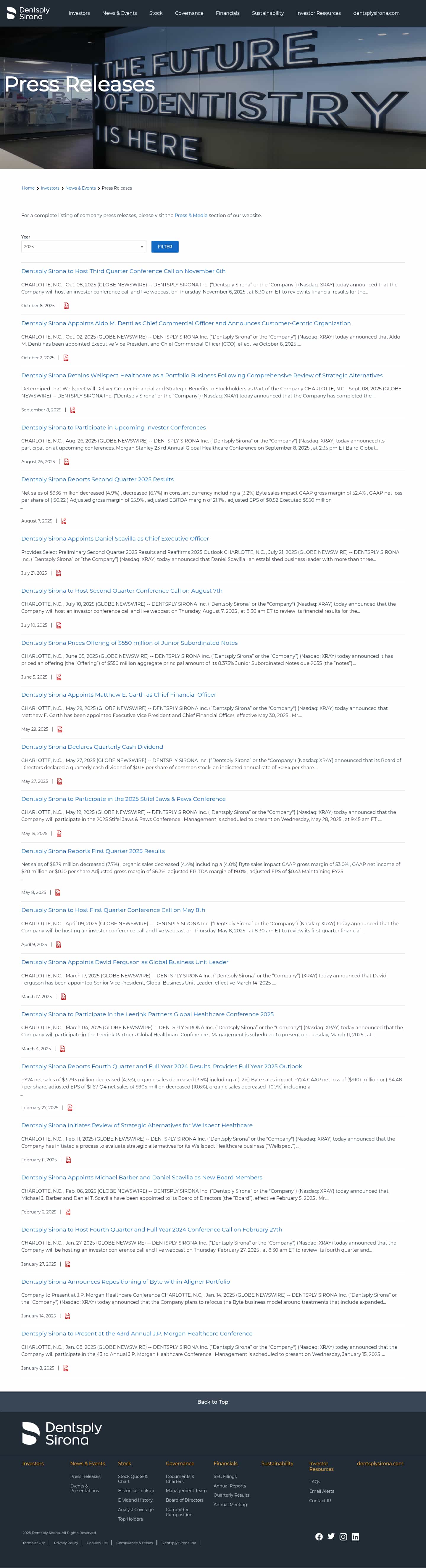 Latest website image capture