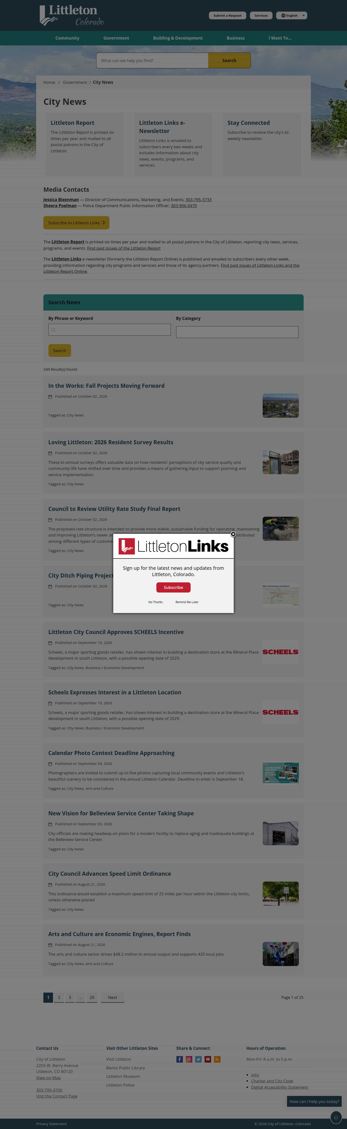 Latest website image capture