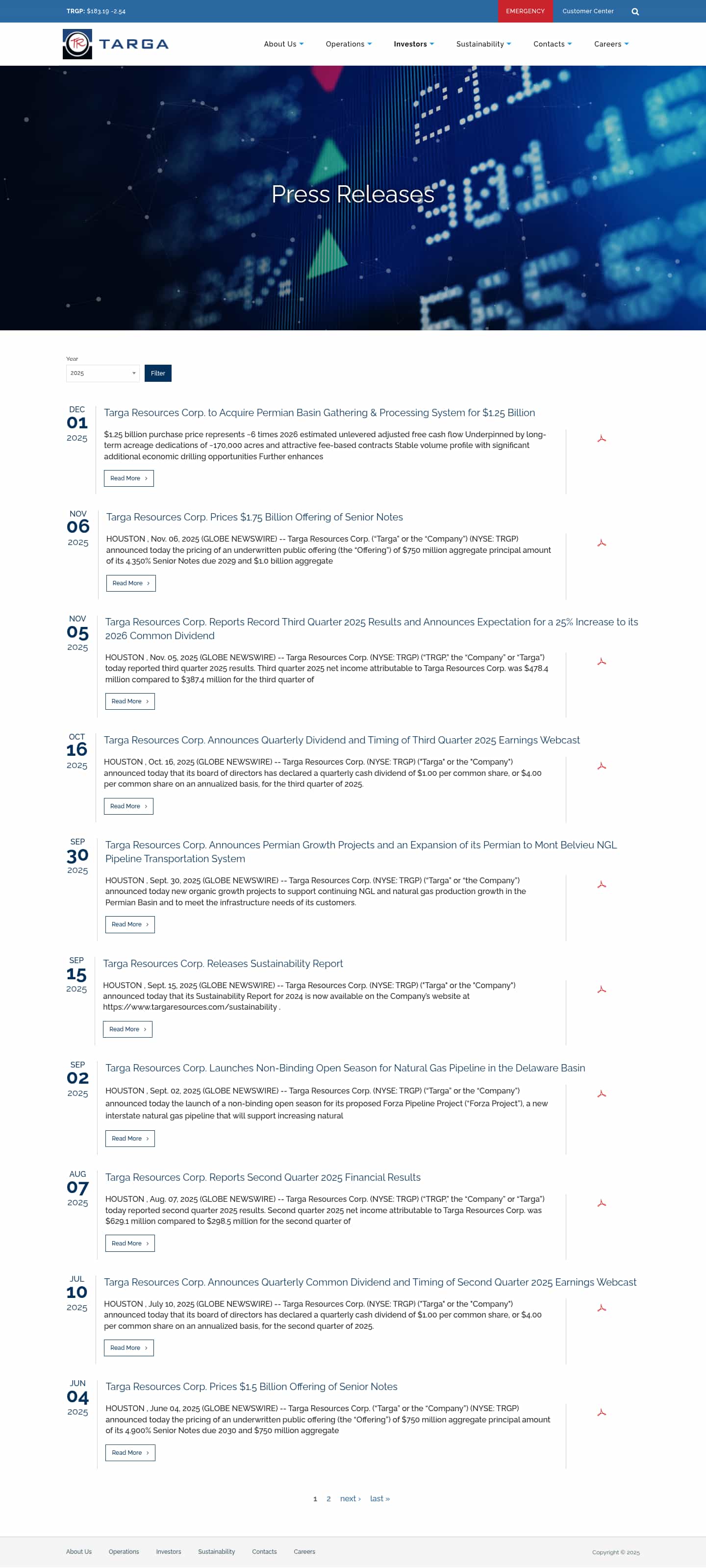 Latest website image capture