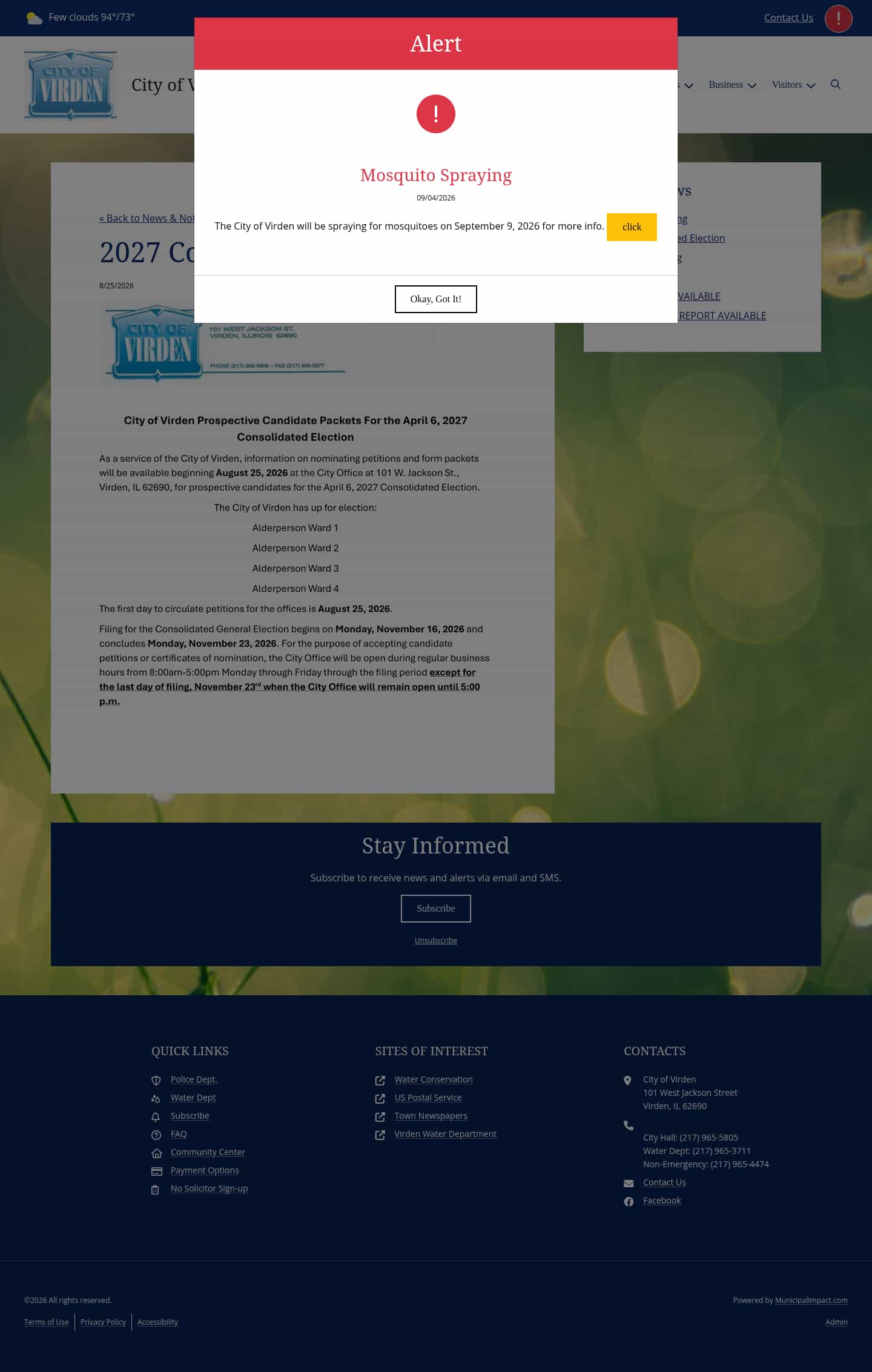 Latest website image capture
