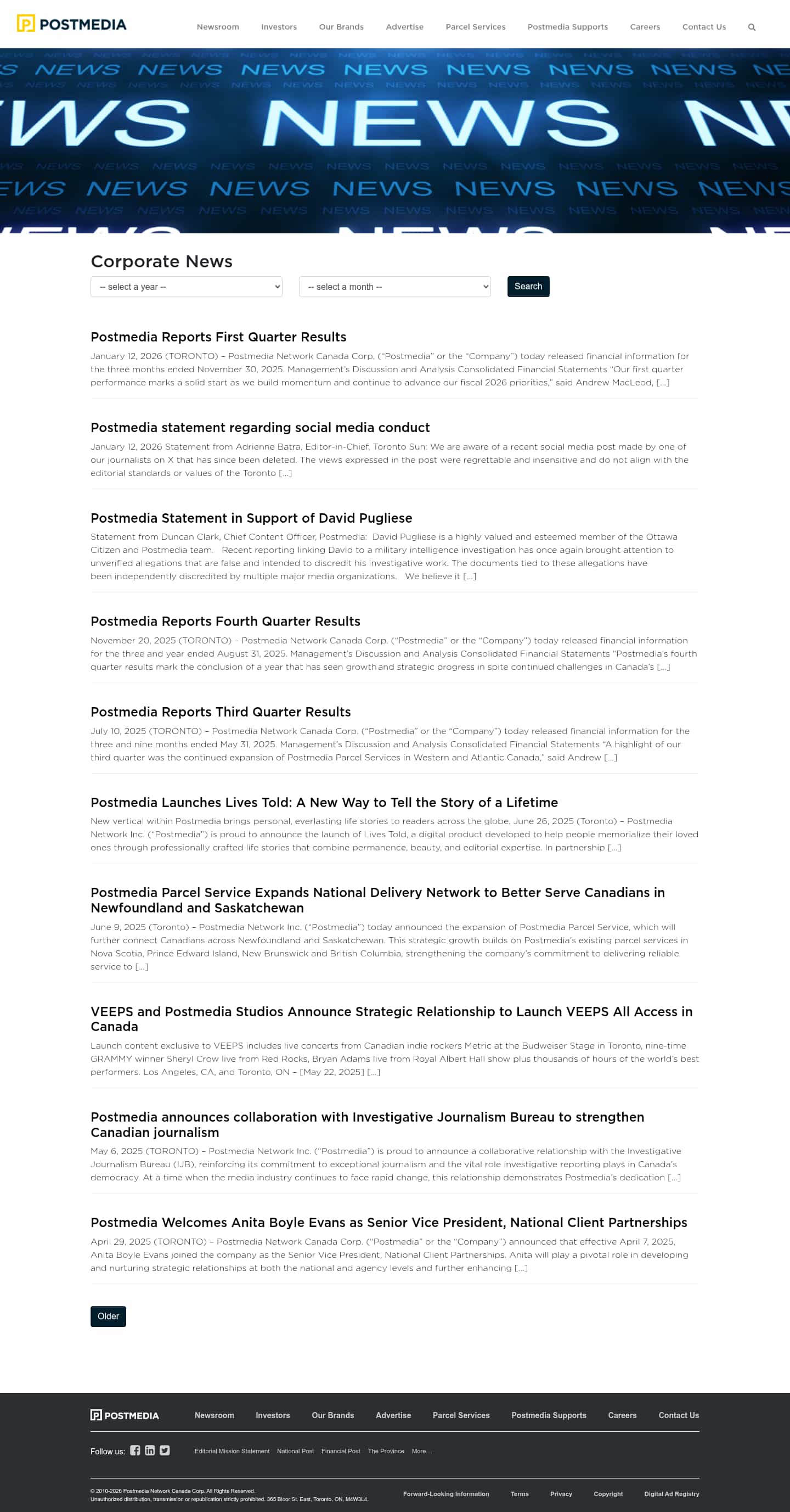 Latest website image capture