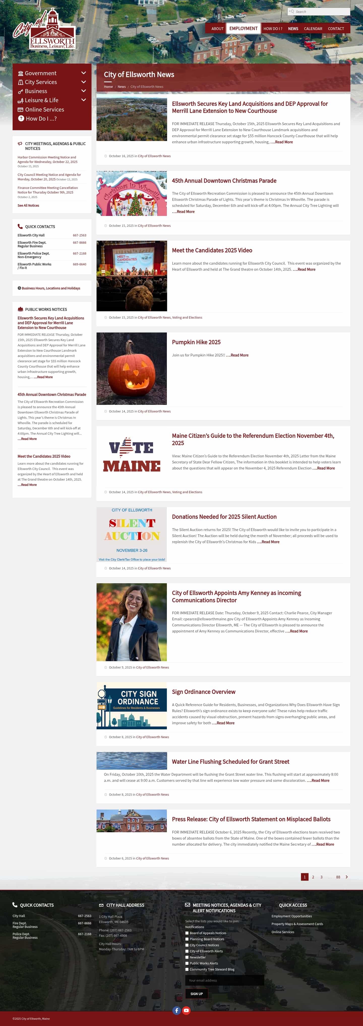 Latest website image capture