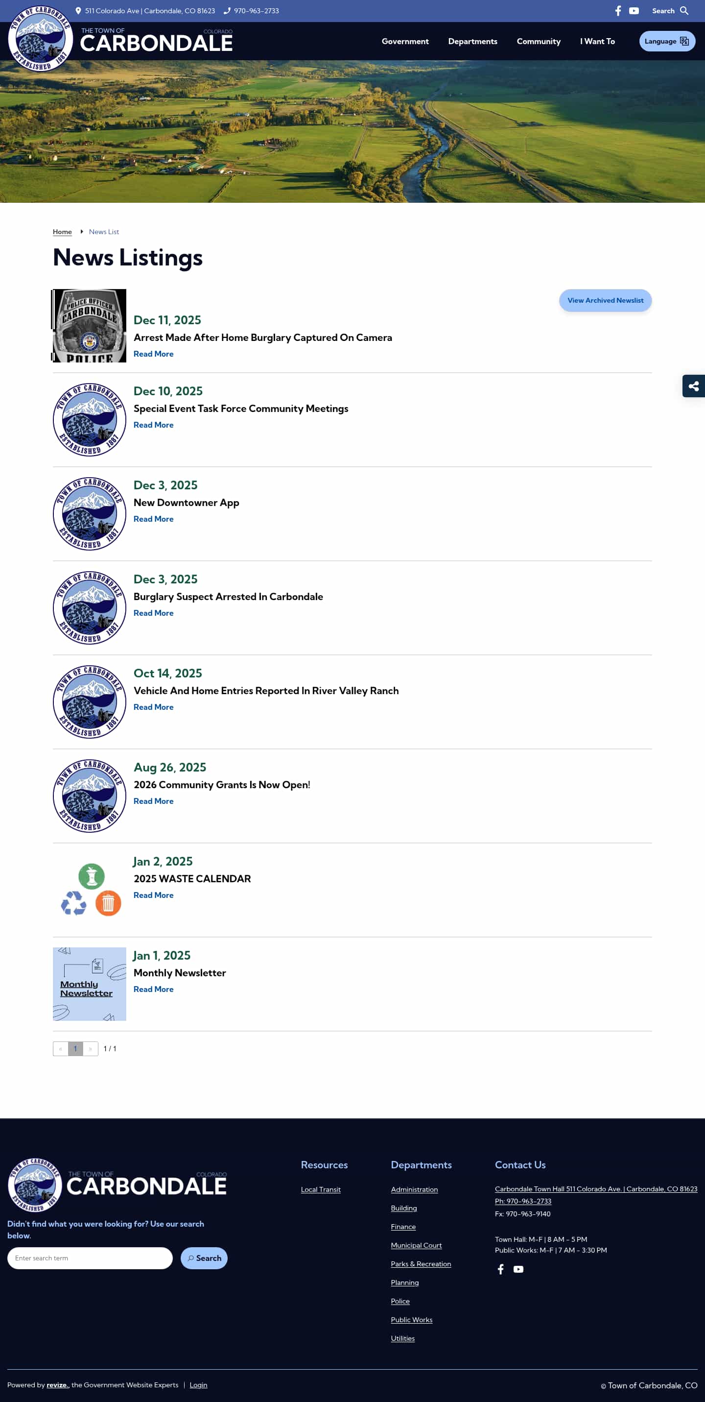 Latest website image capture