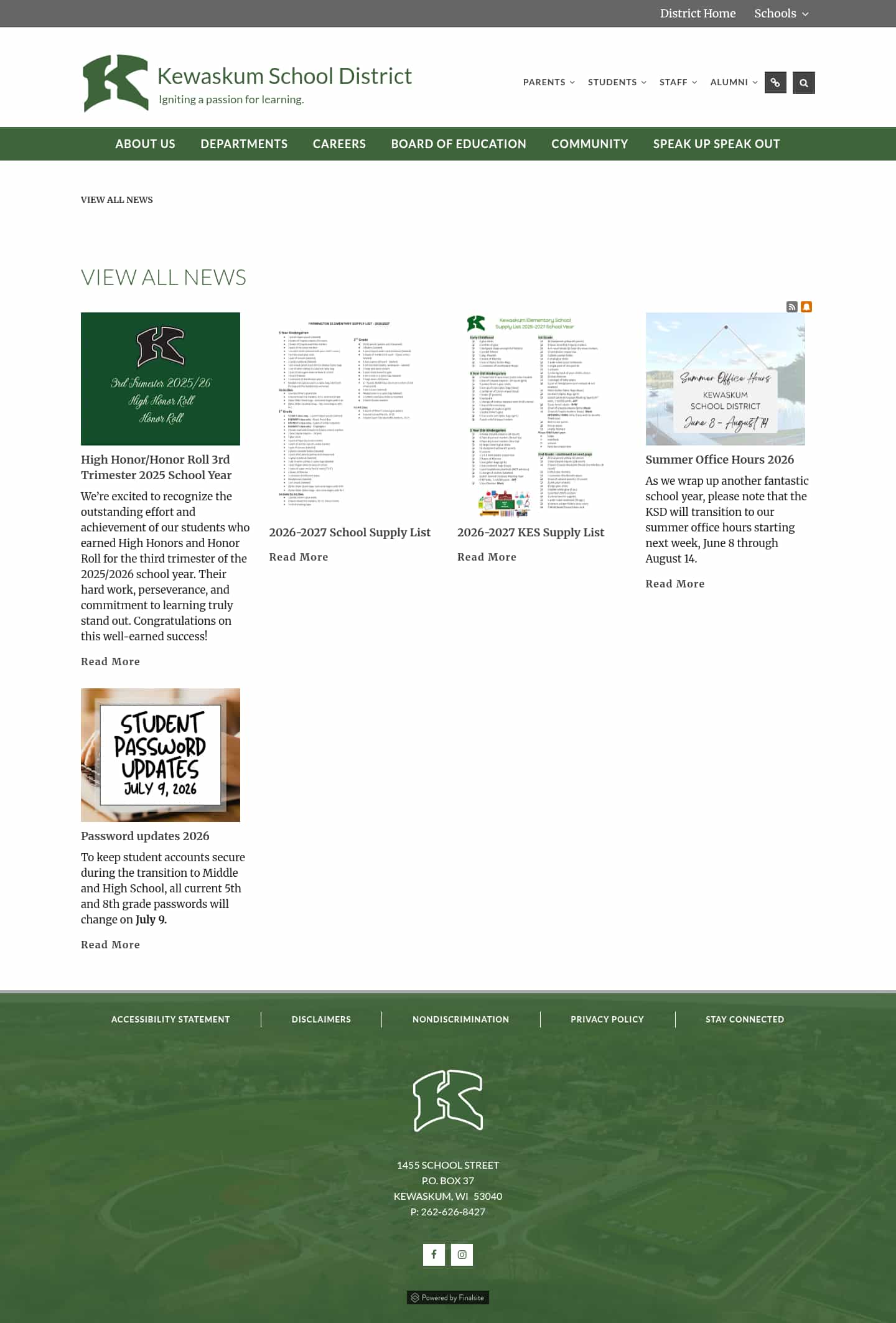 Latest website image capture