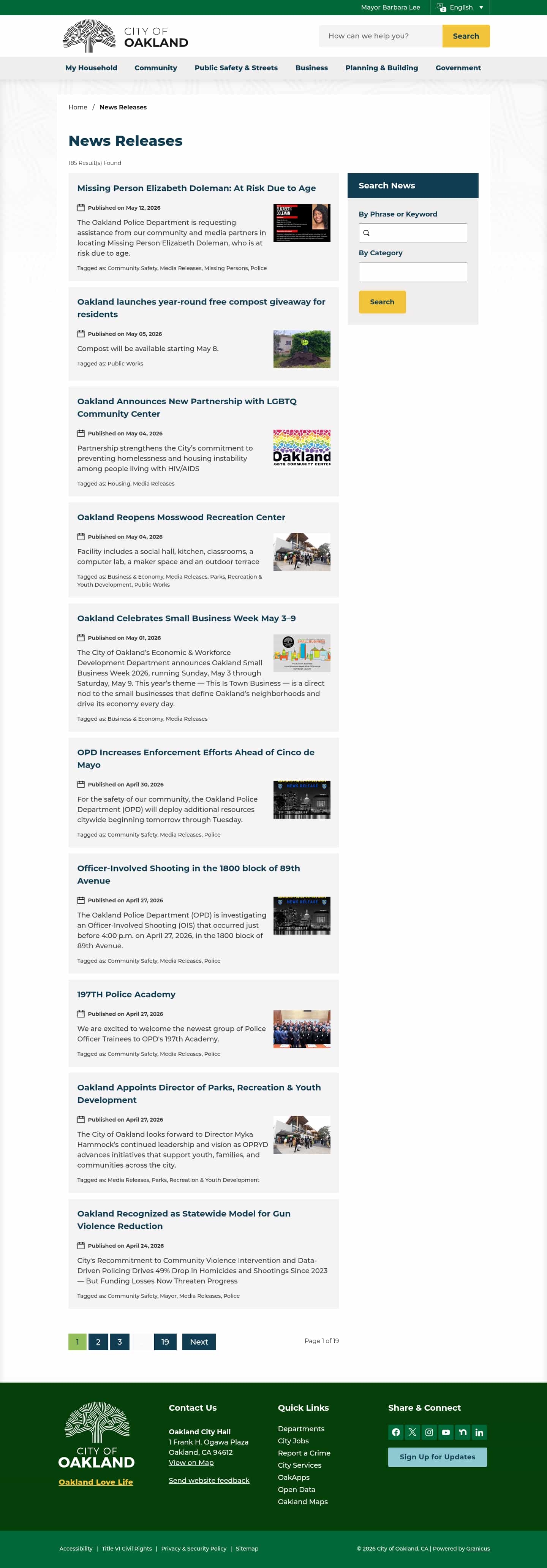 Latest website image capture