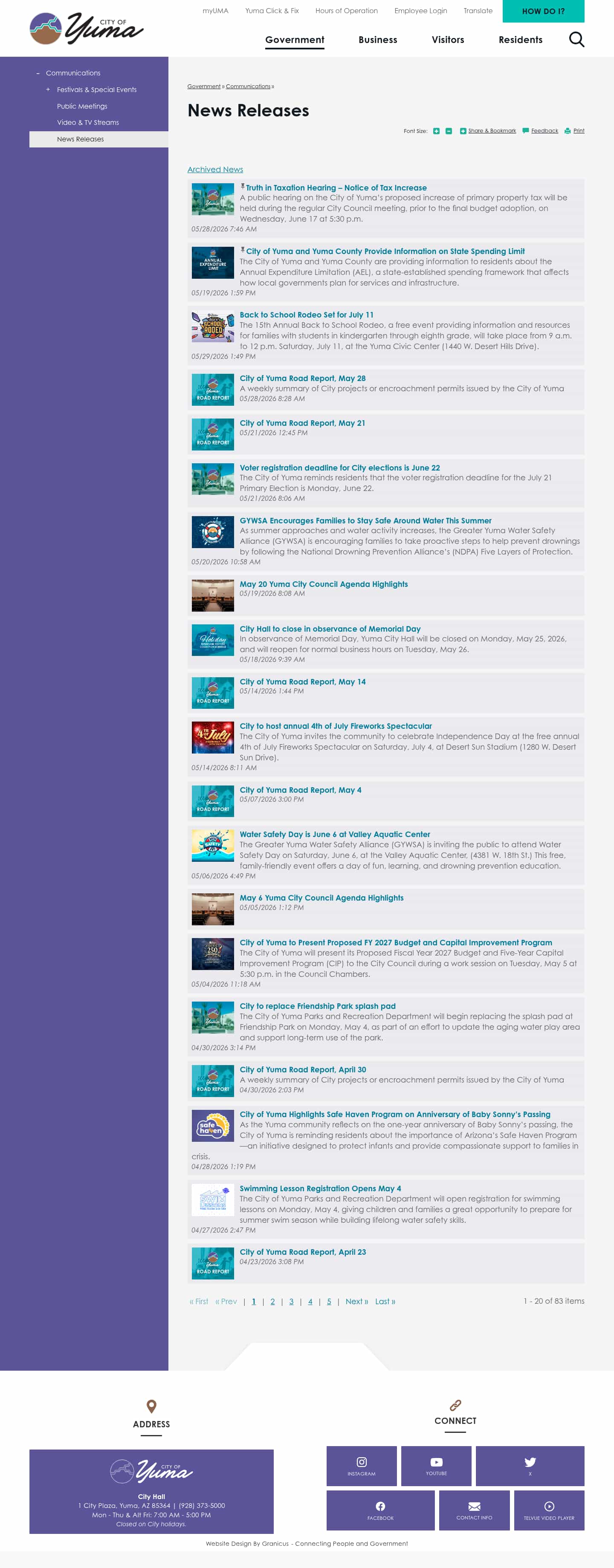 Latest website image capture