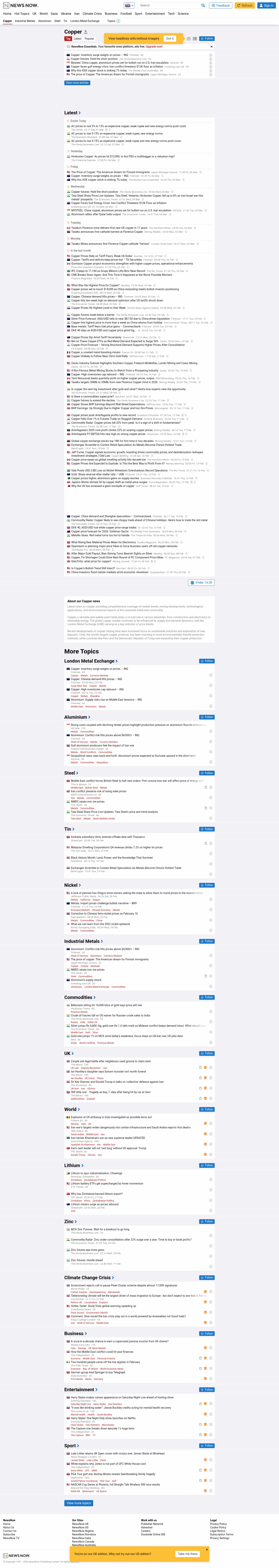 Latest website image capture