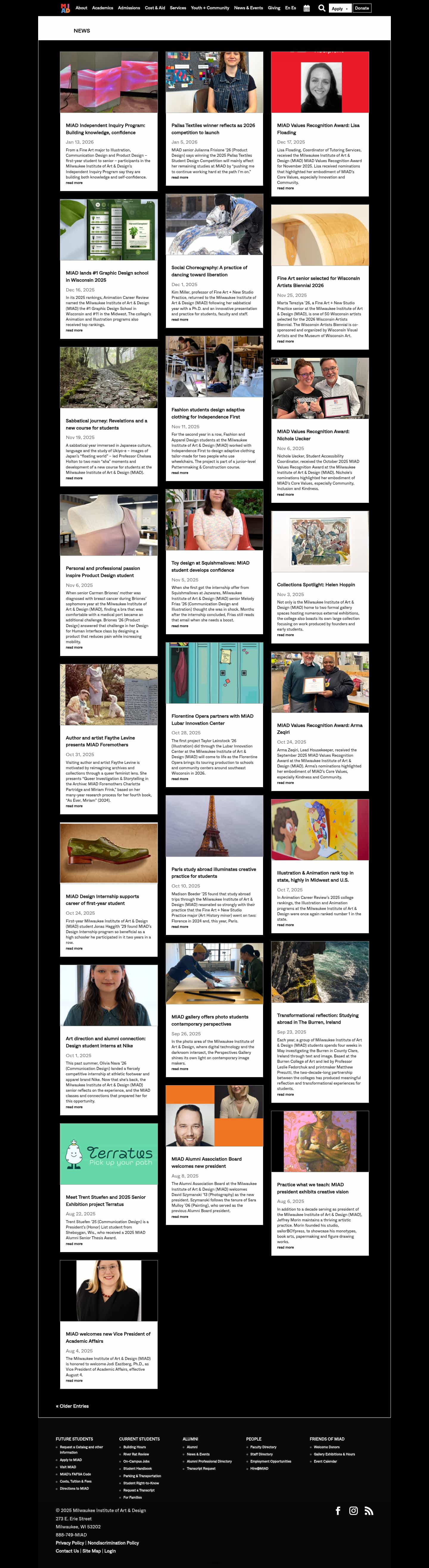 Latest website image capture