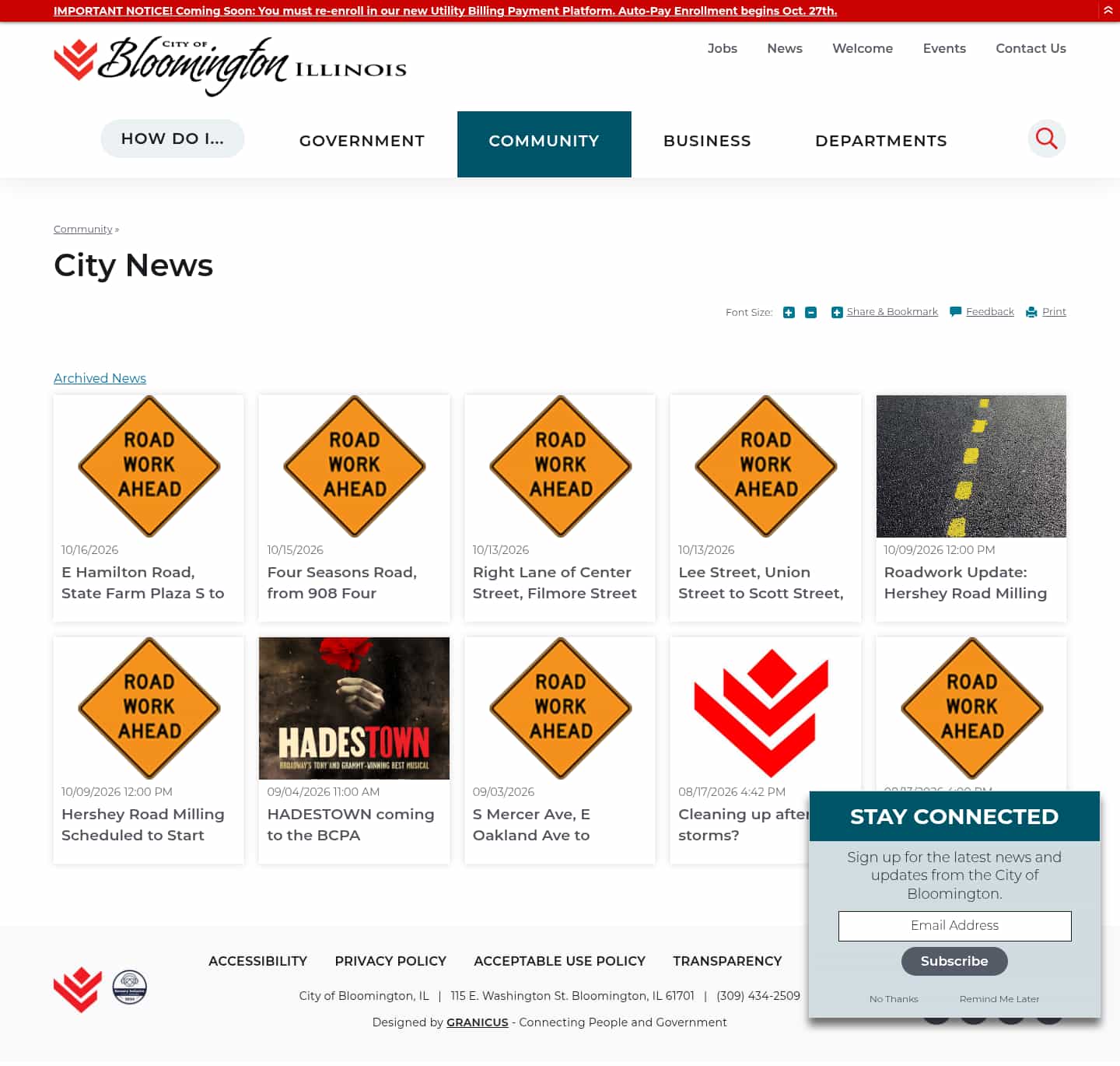 Latest website image capture