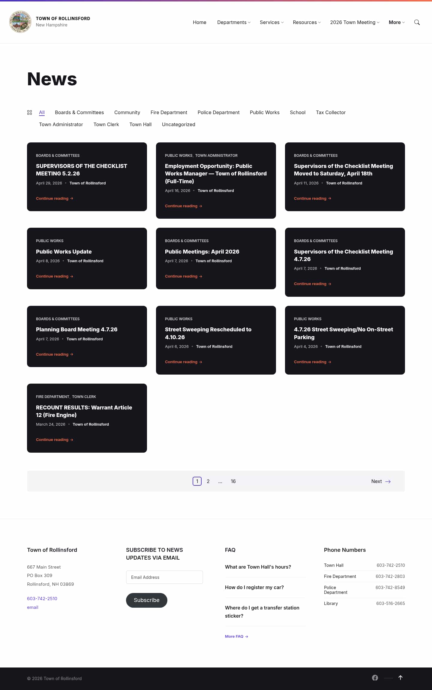 Latest website image capture