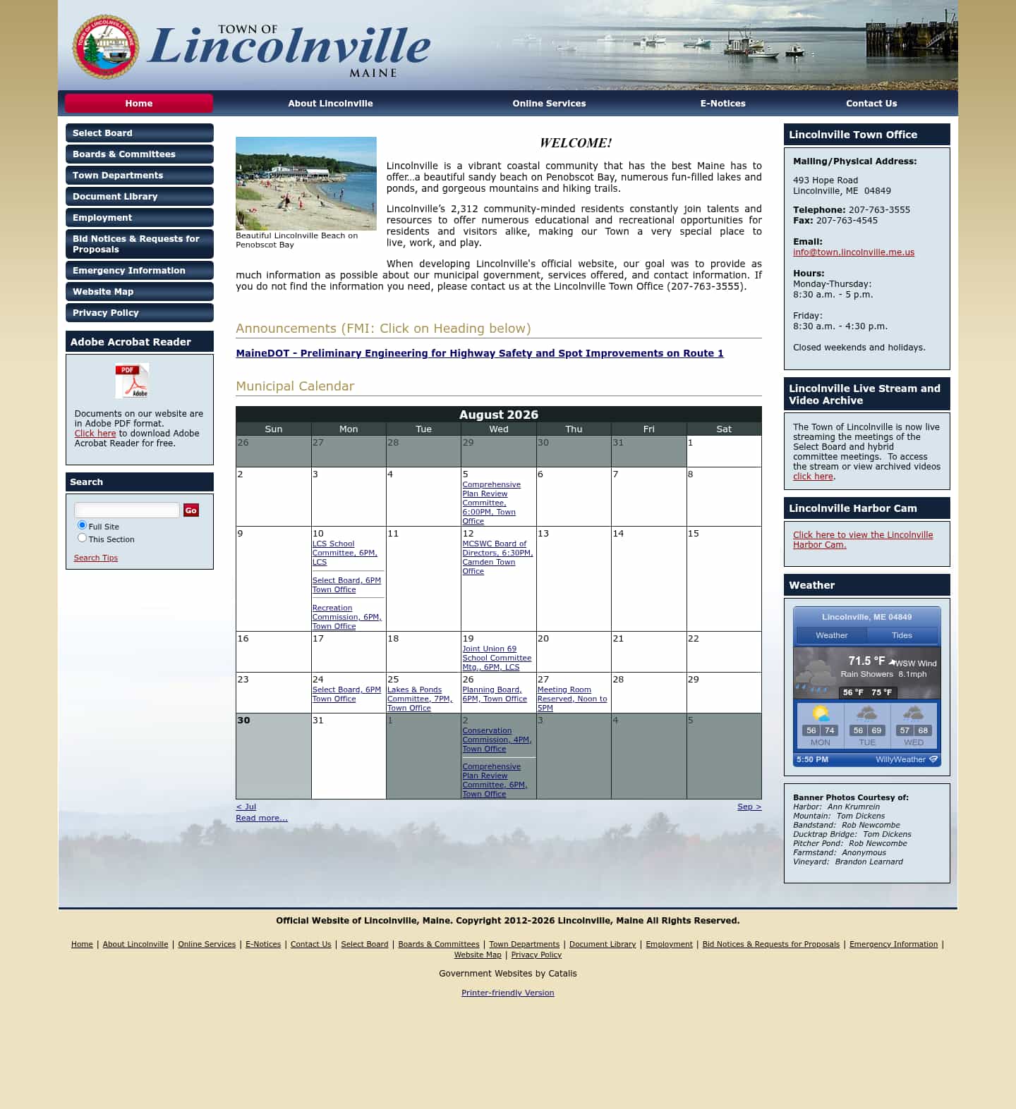 Latest website image capture