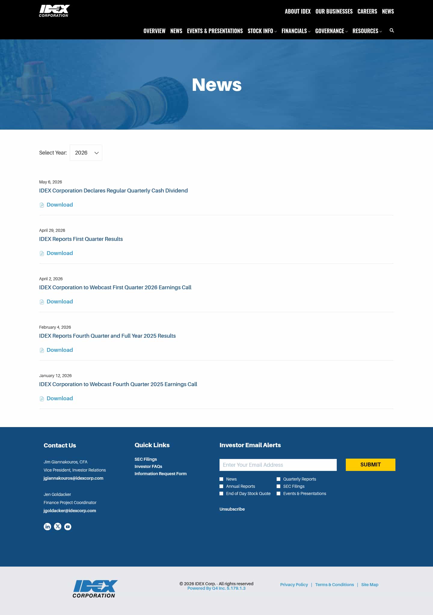 Latest website image capture