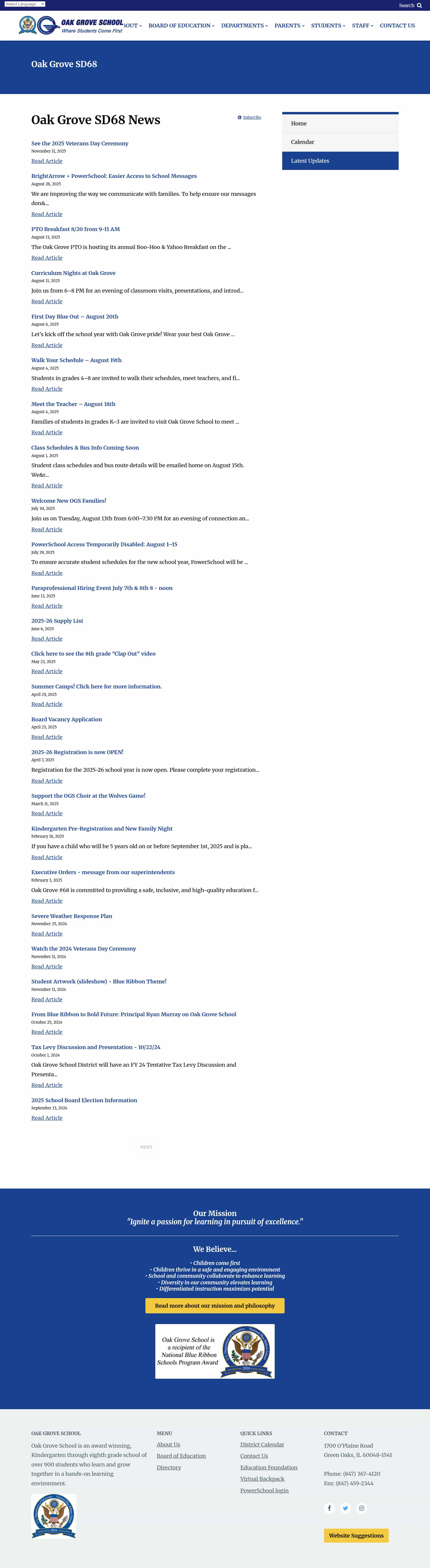 Latest website image capture