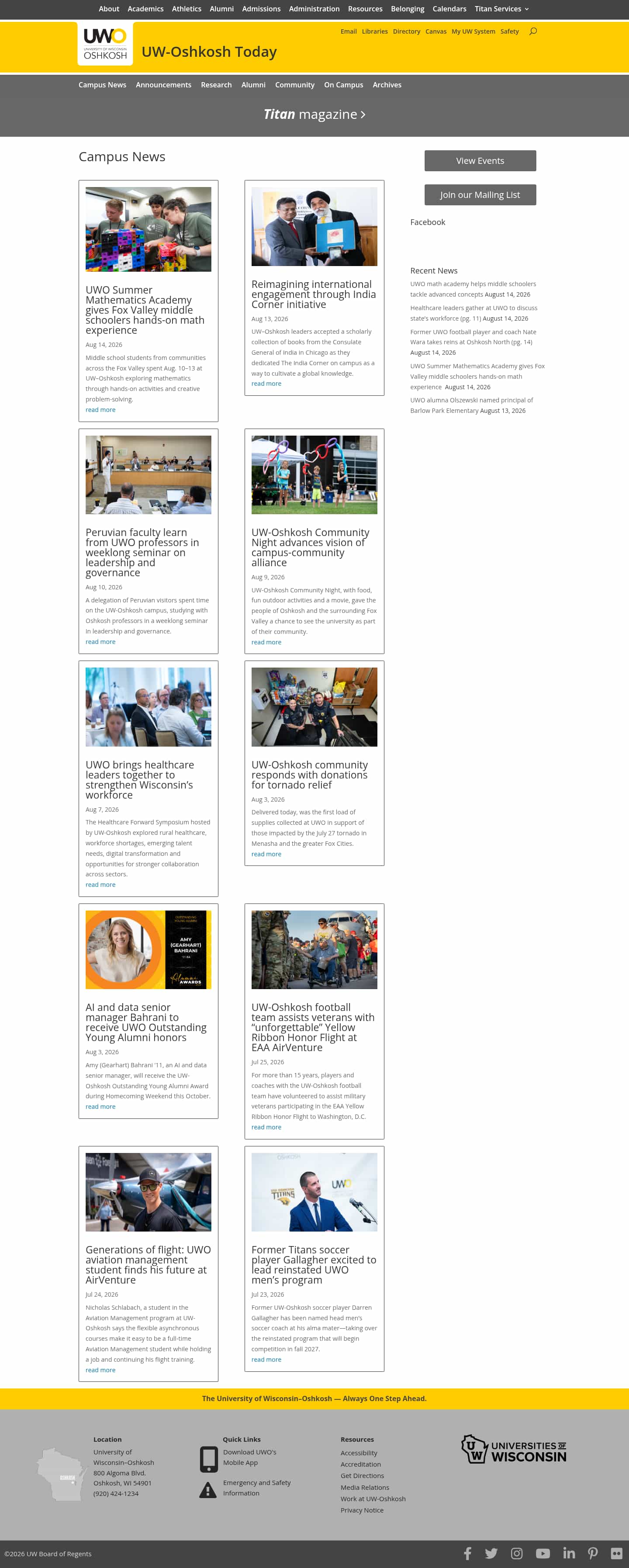 Latest website image capture