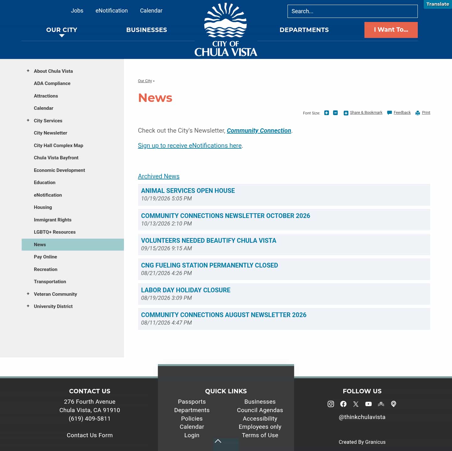 Latest website image capture