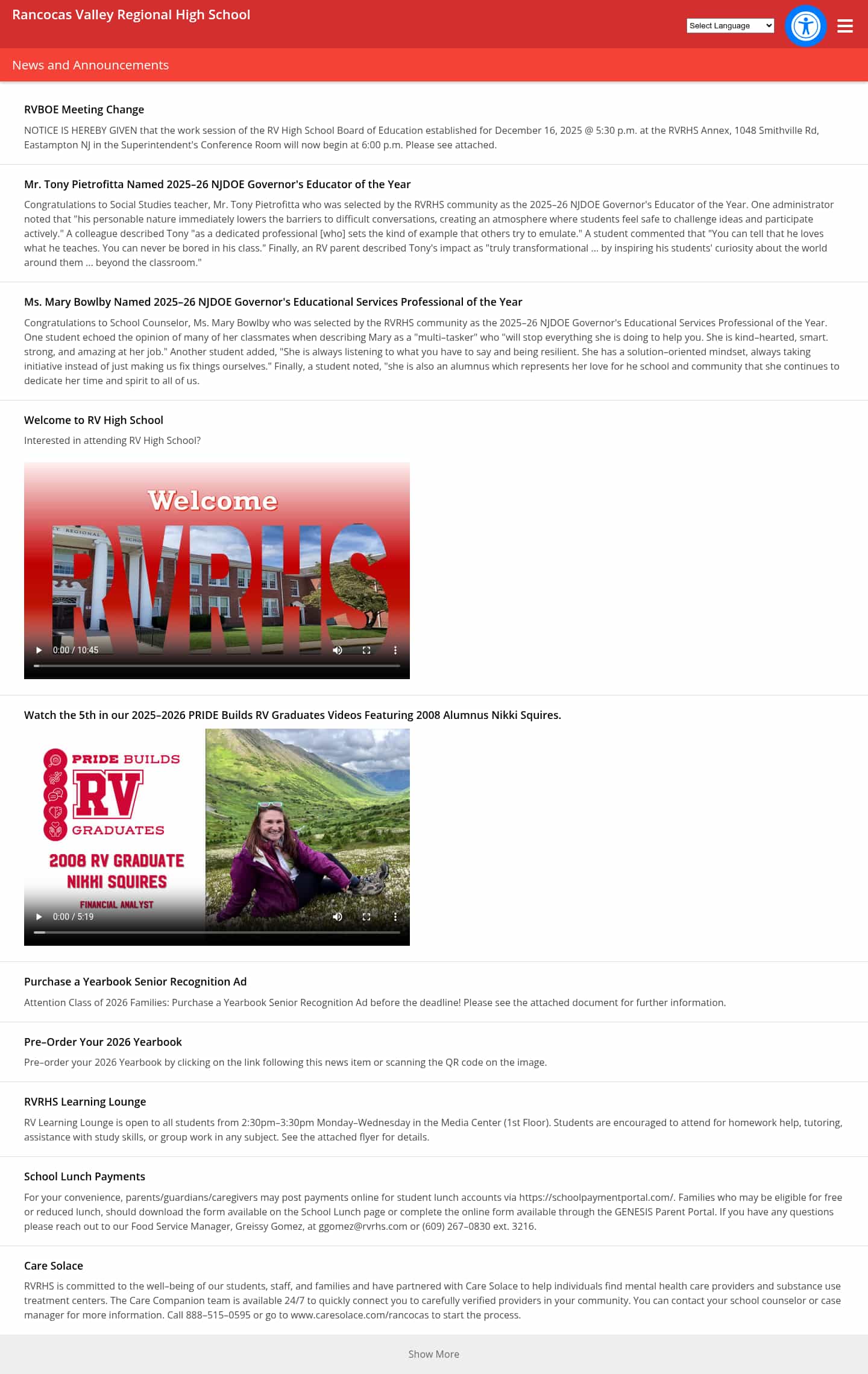 Latest website image capture