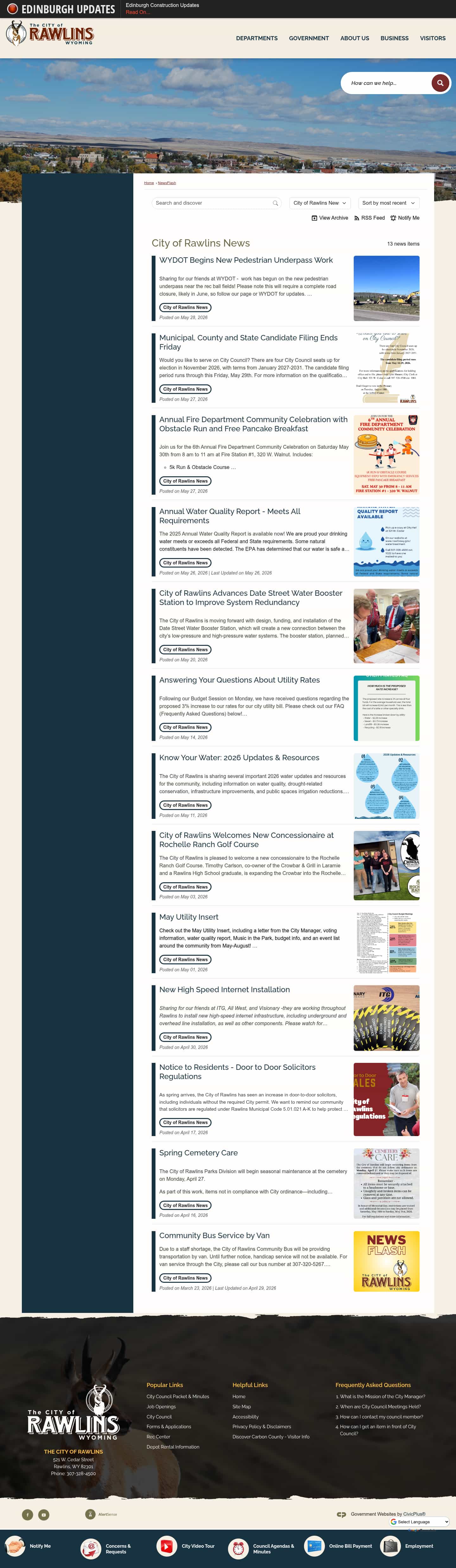 Latest website image capture