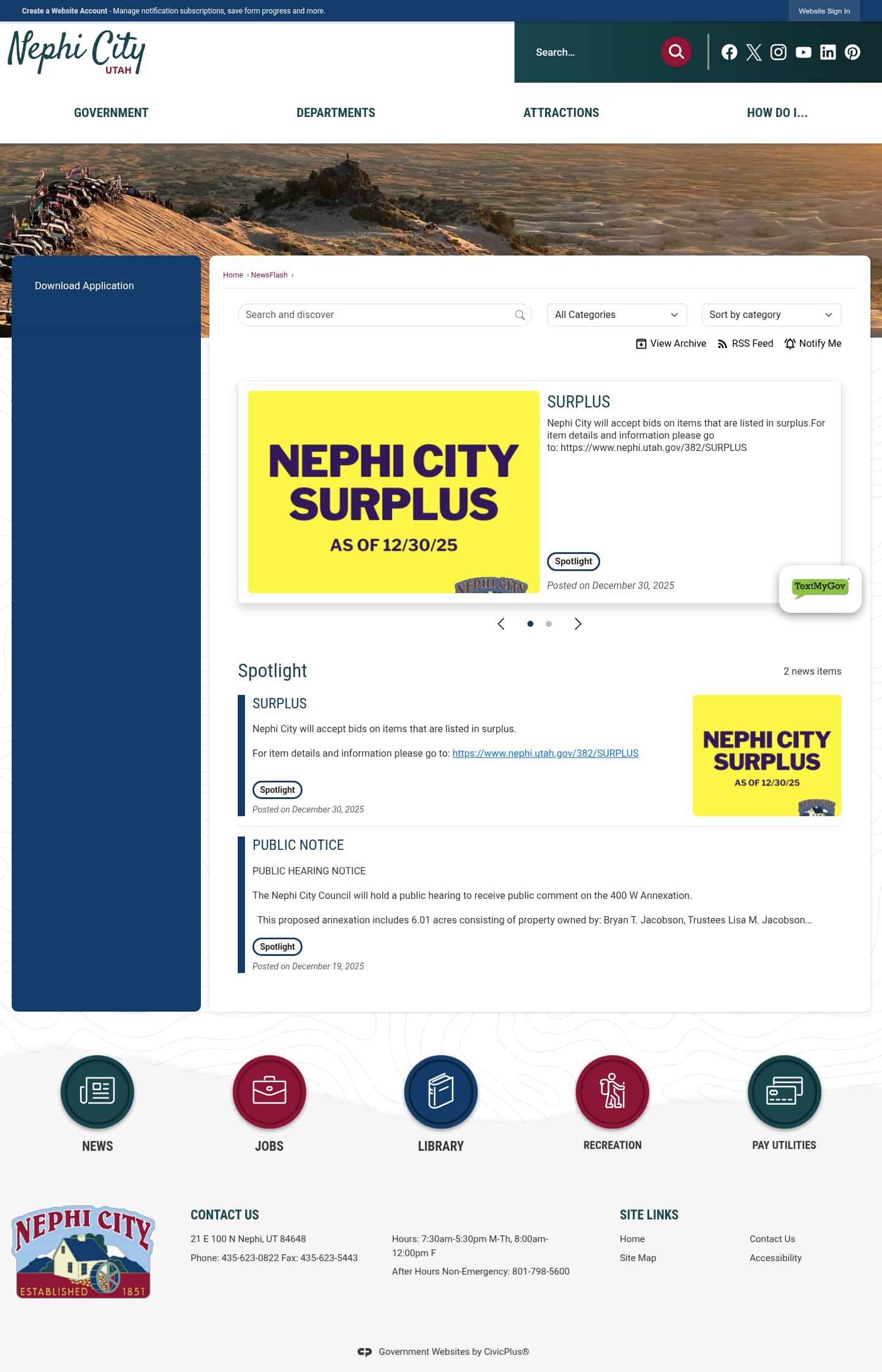 Latest website image capture