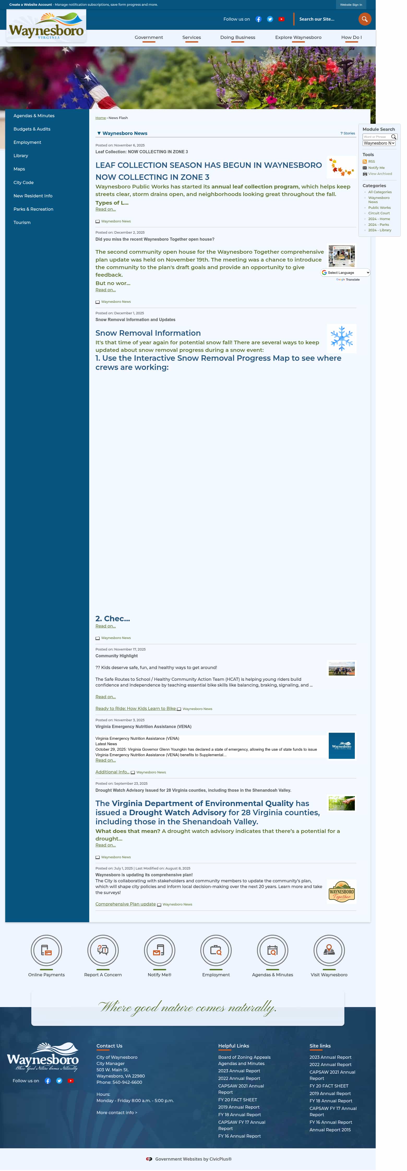 Latest website image capture