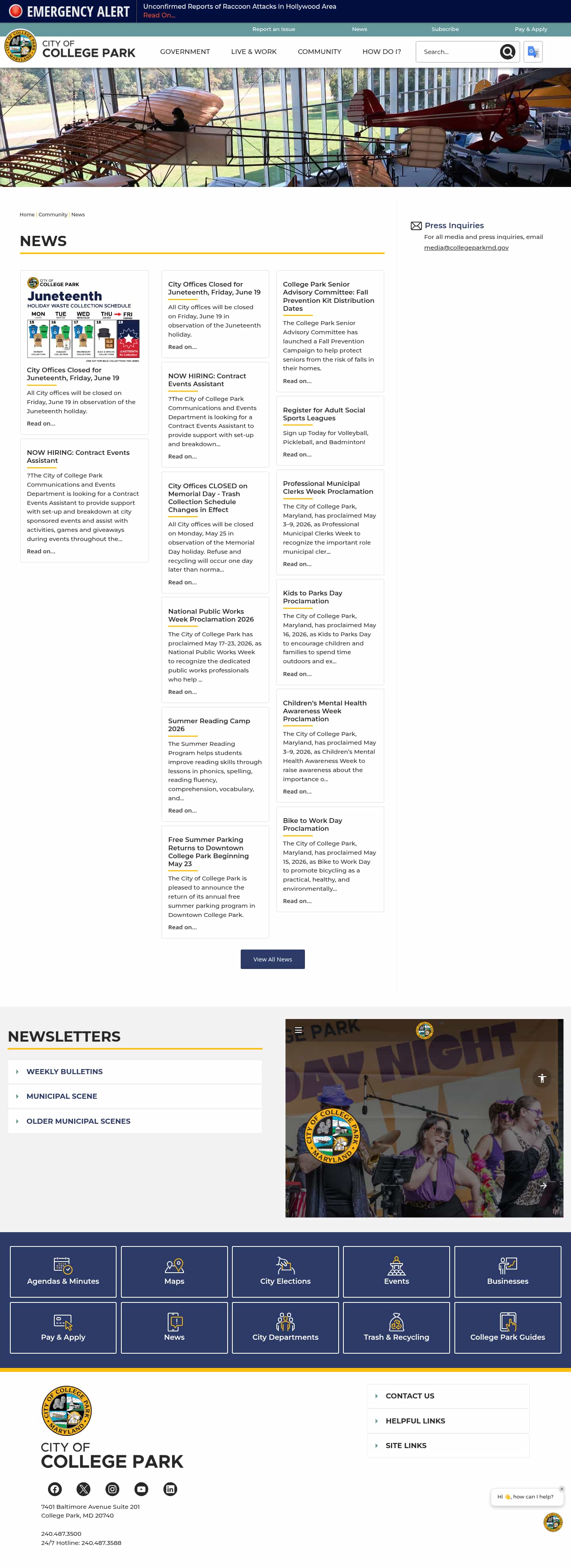 Latest website image capture