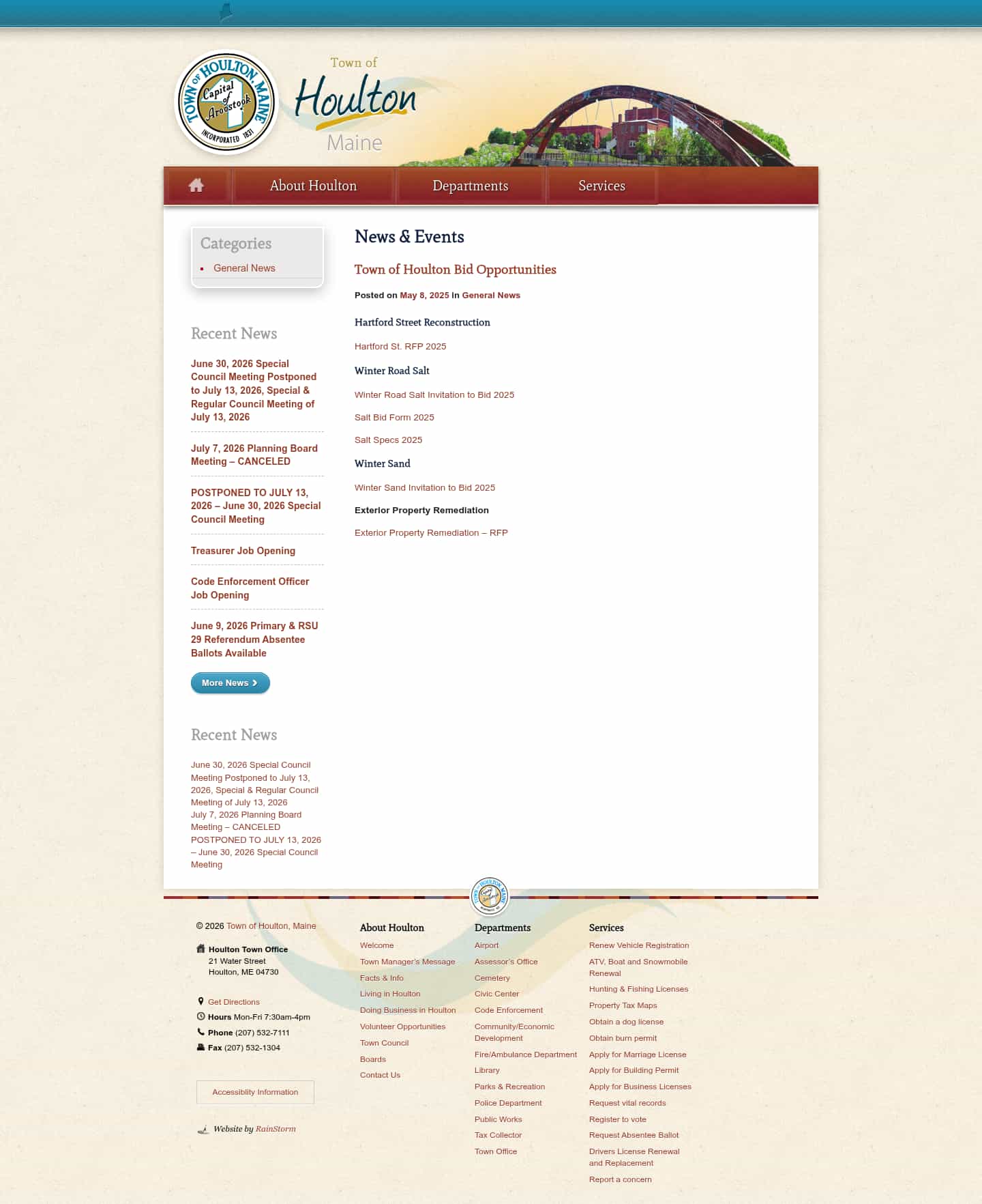 Latest website image capture