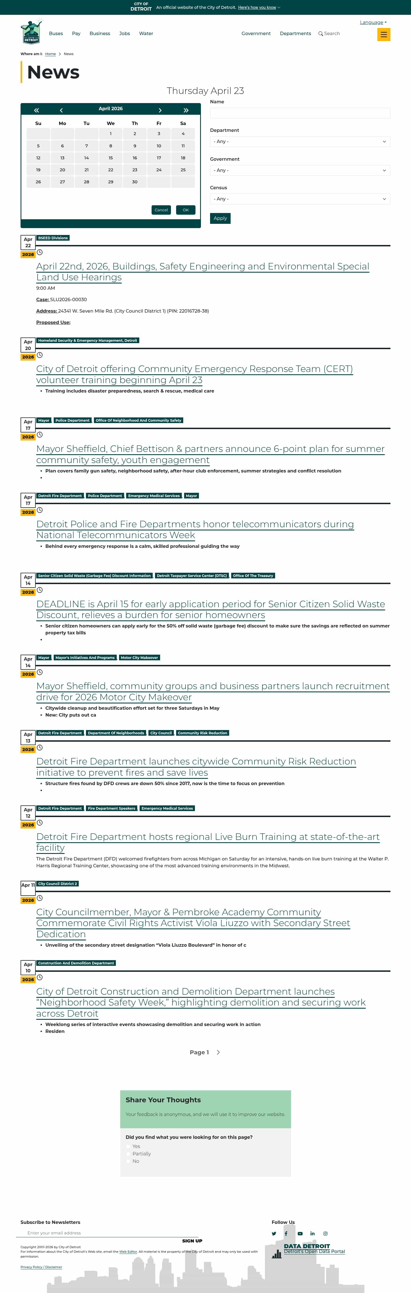 Latest website image capture