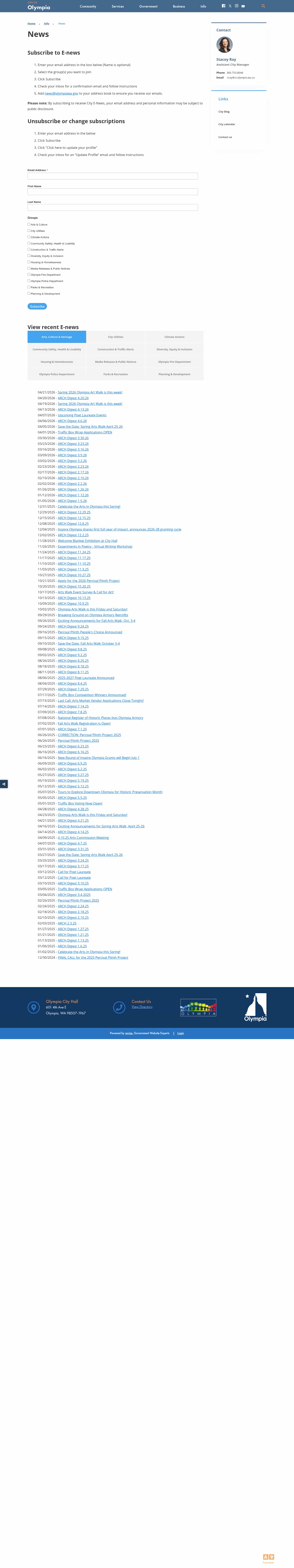 Latest website image capture