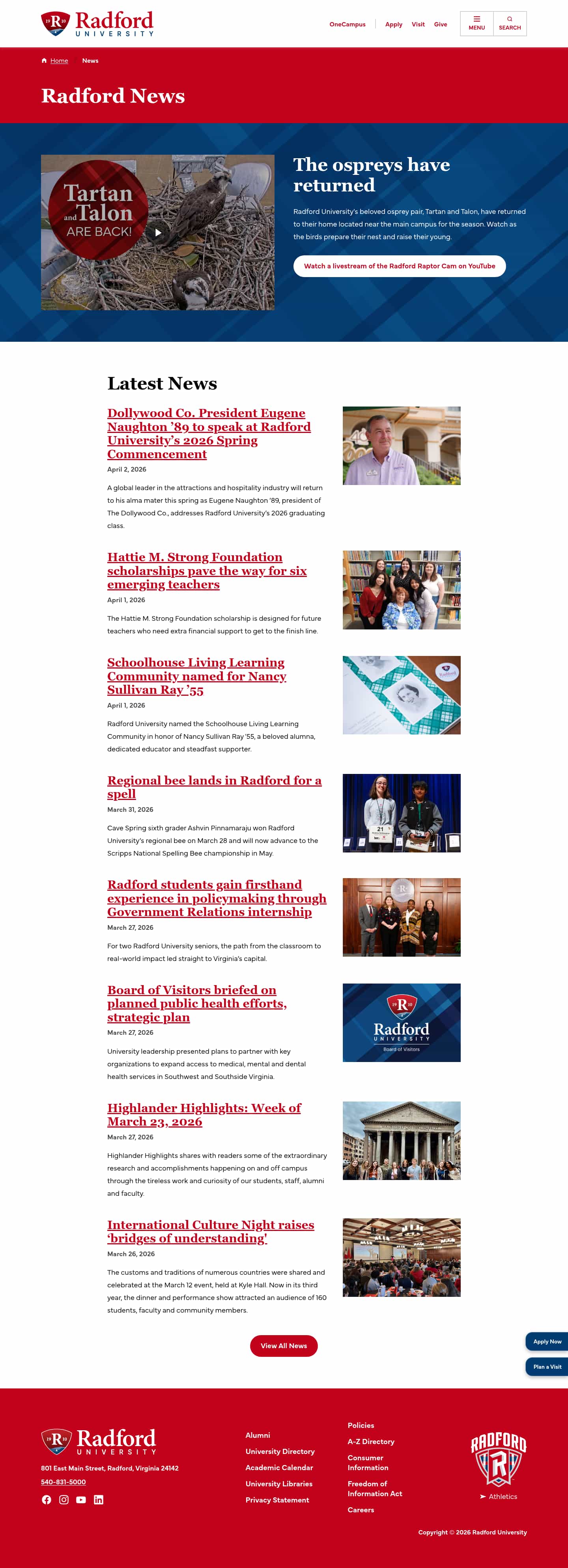 Latest website image capture