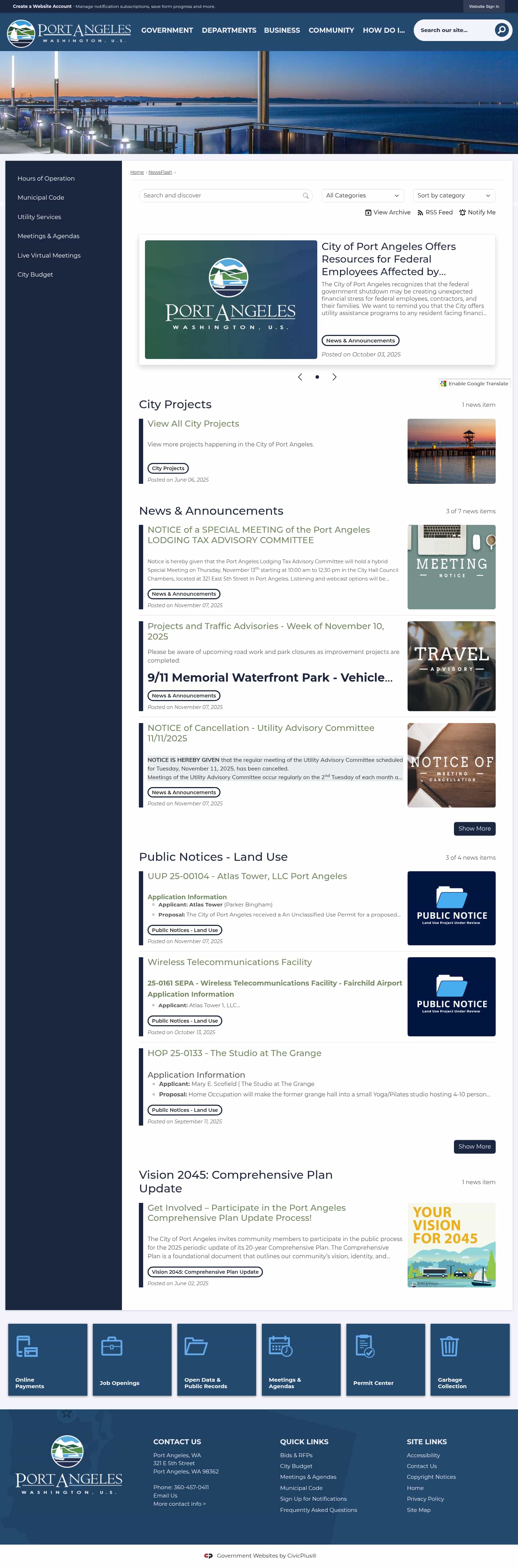 Latest website image capture