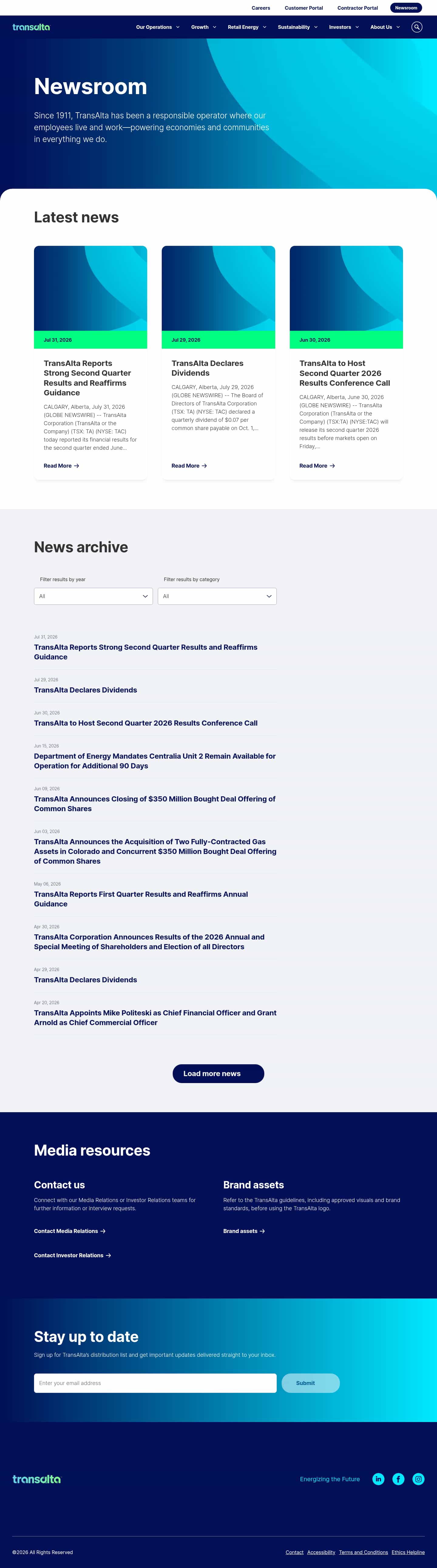 Latest website image capture
