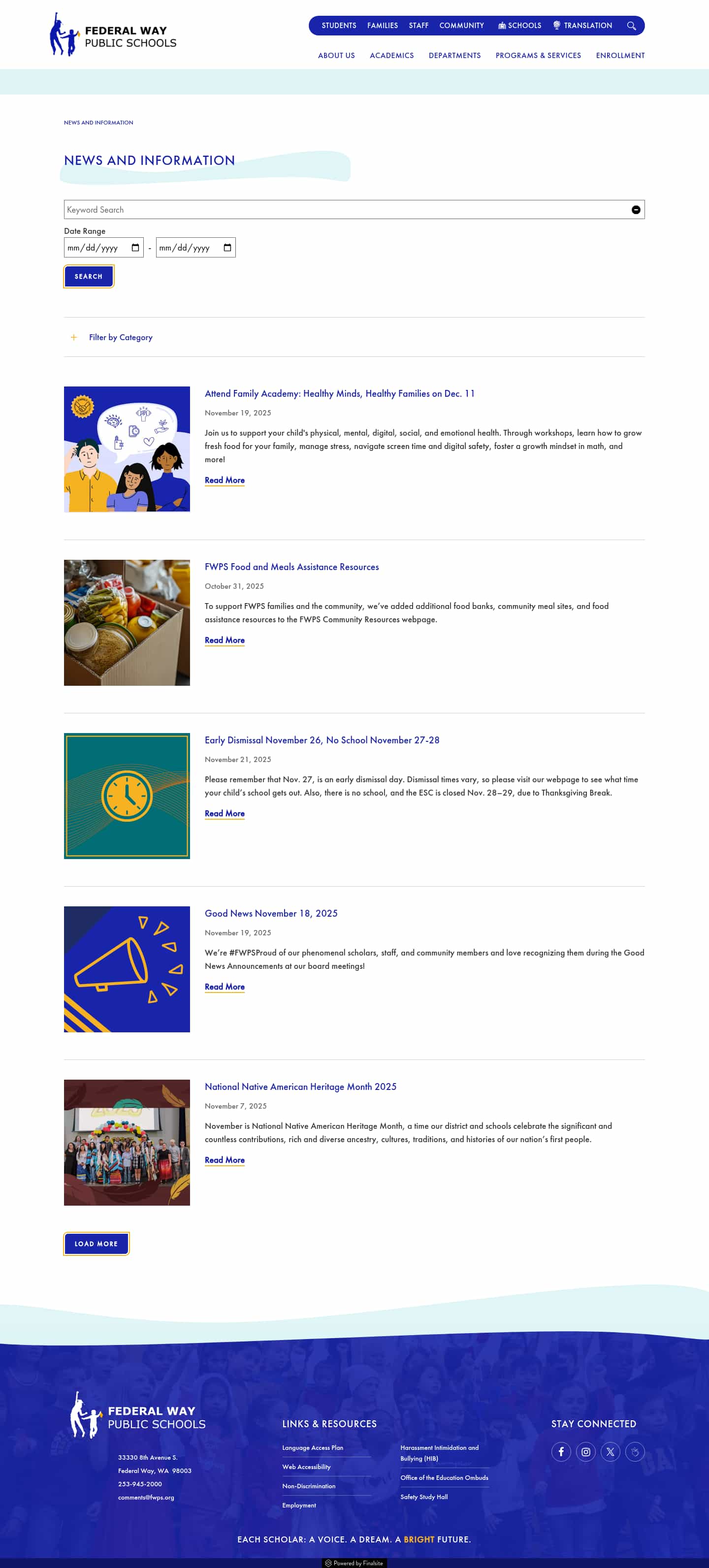 Latest website image capture