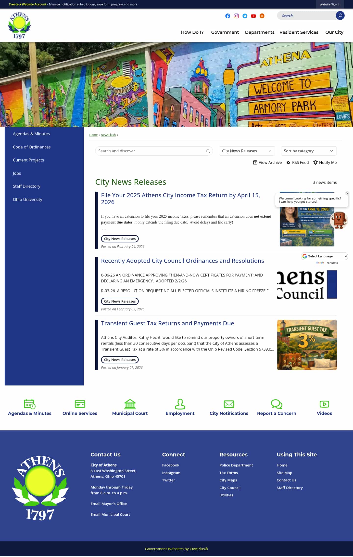 Latest website image capture