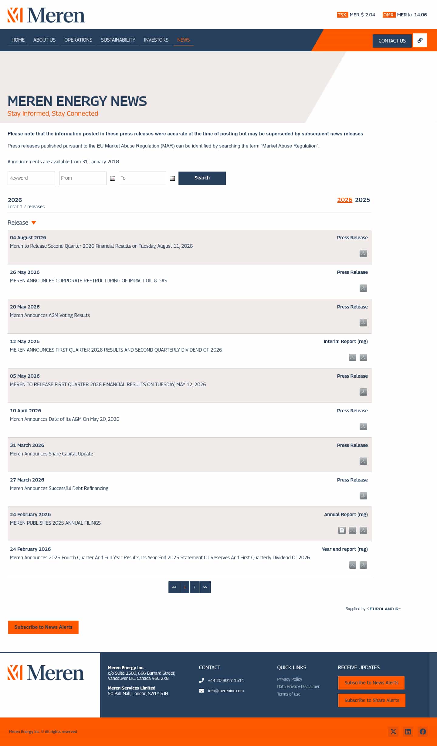 Latest website image capture