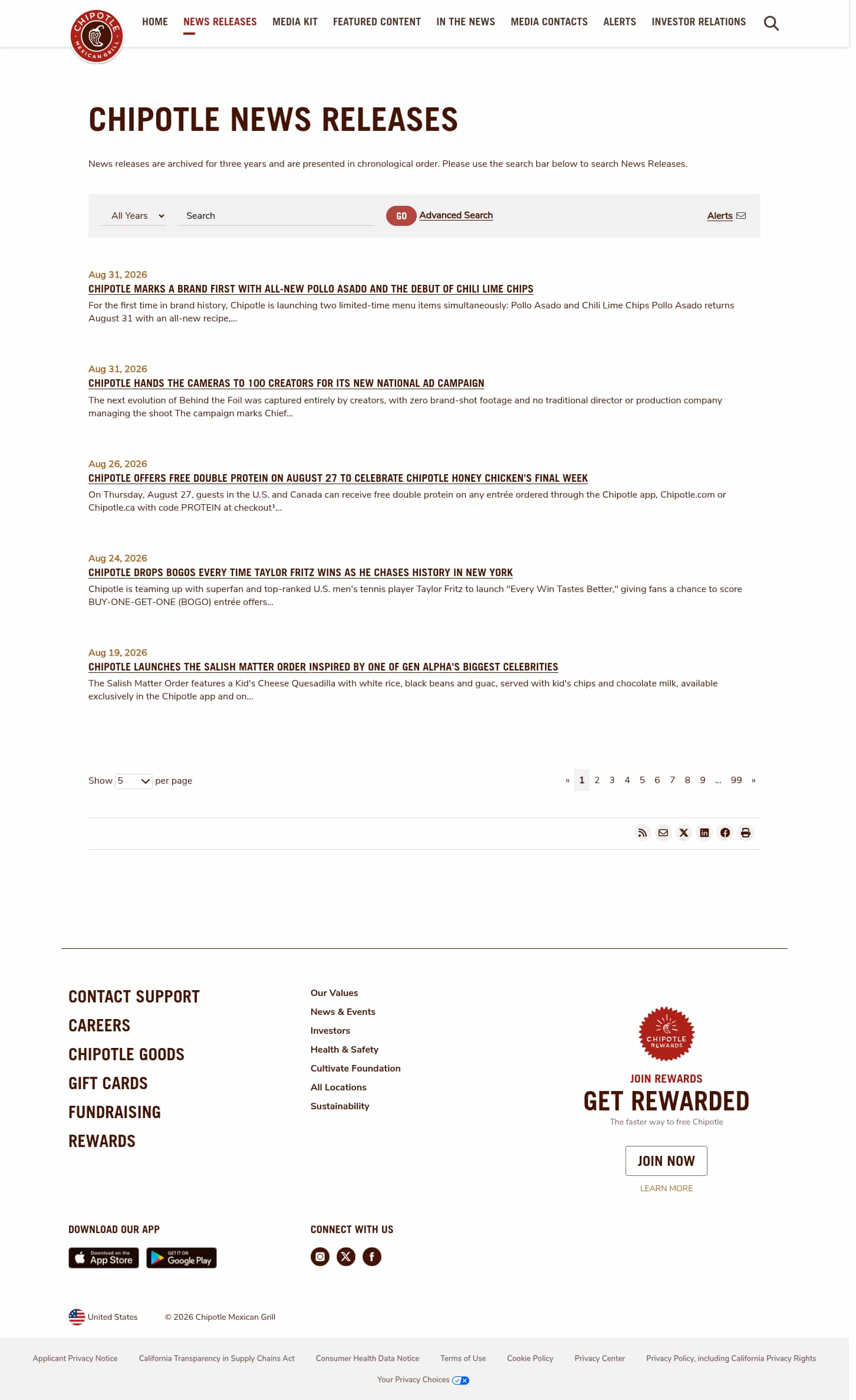 Latest website image capture