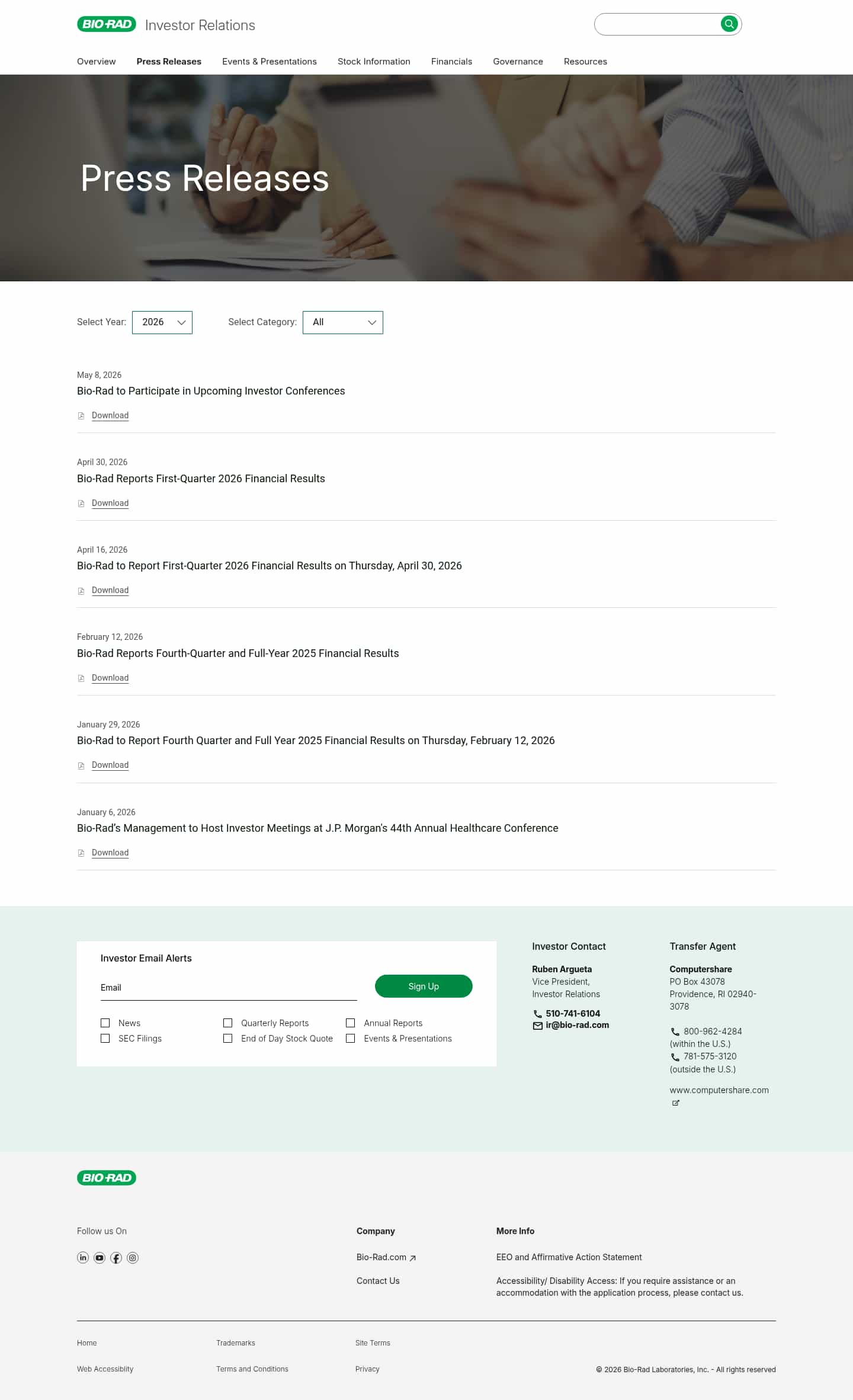 Latest website image capture
