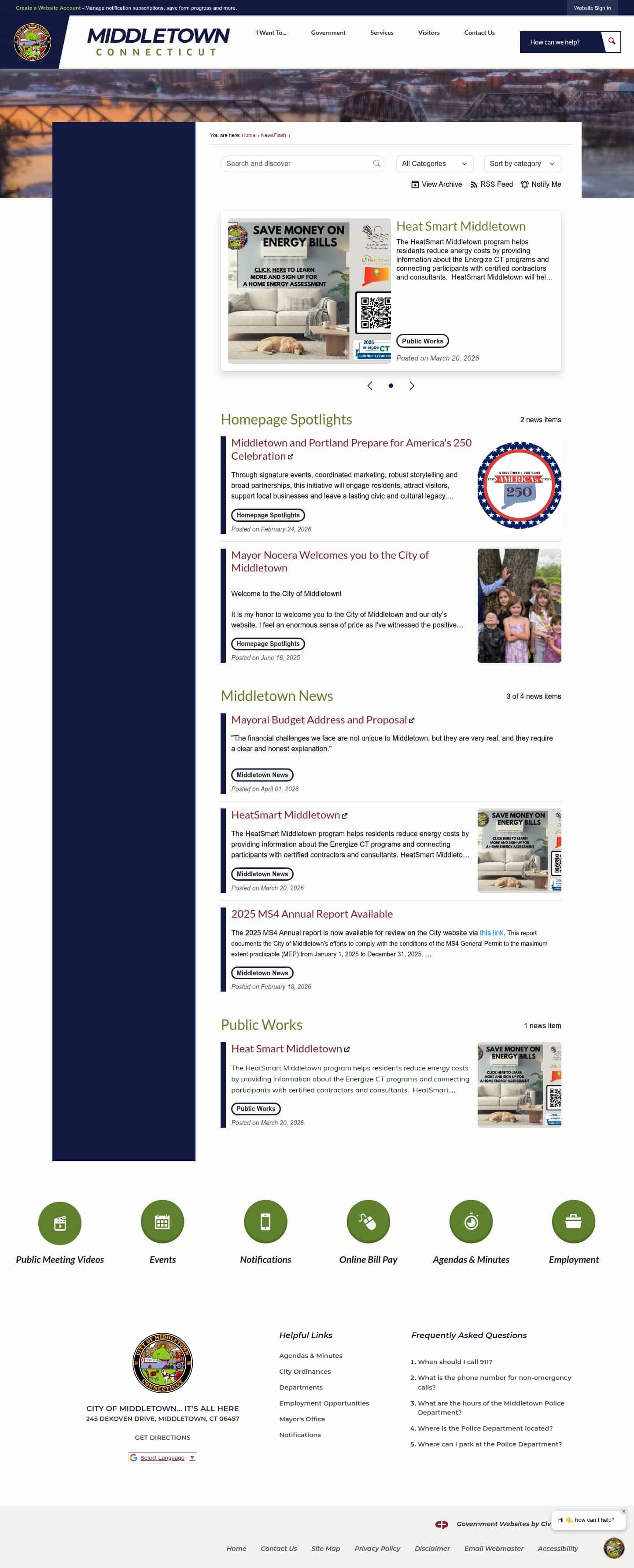 Latest website image capture