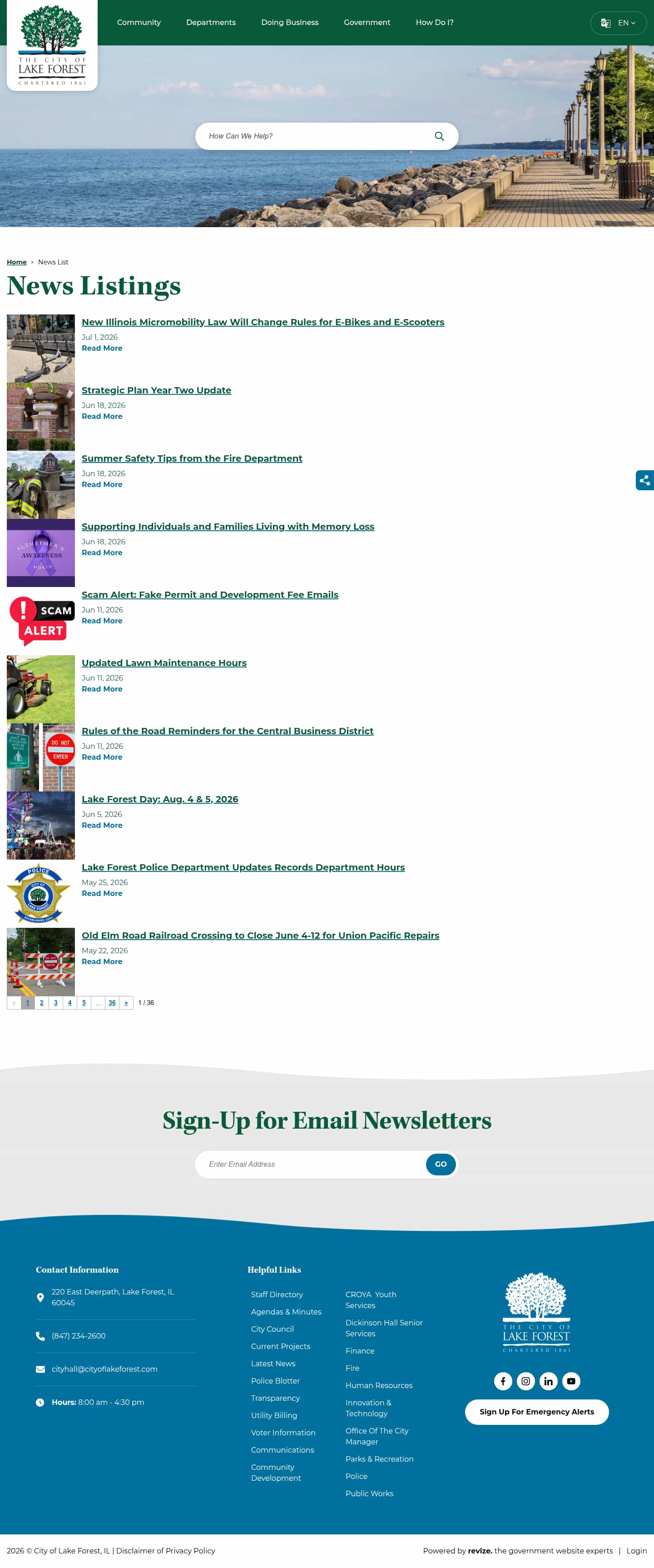 Latest website image capture