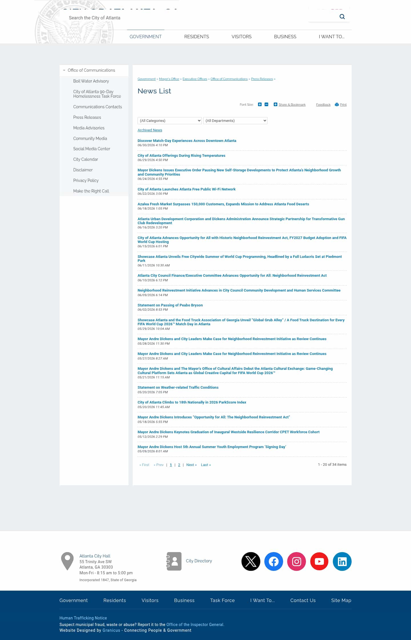 Latest website image capture