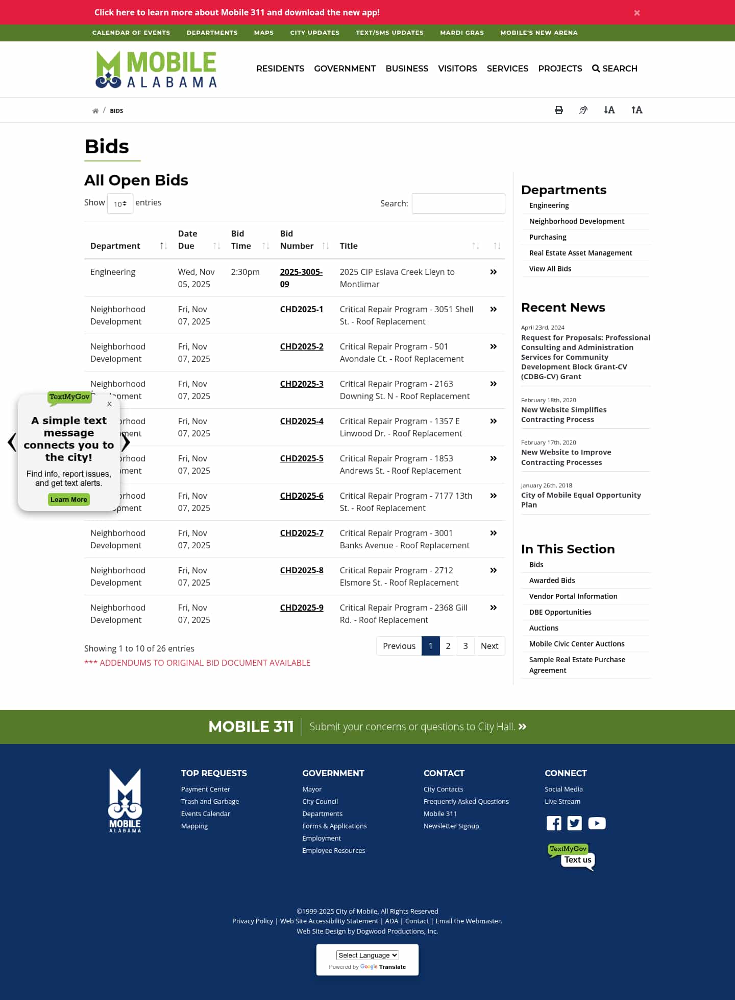 Latest website image capture