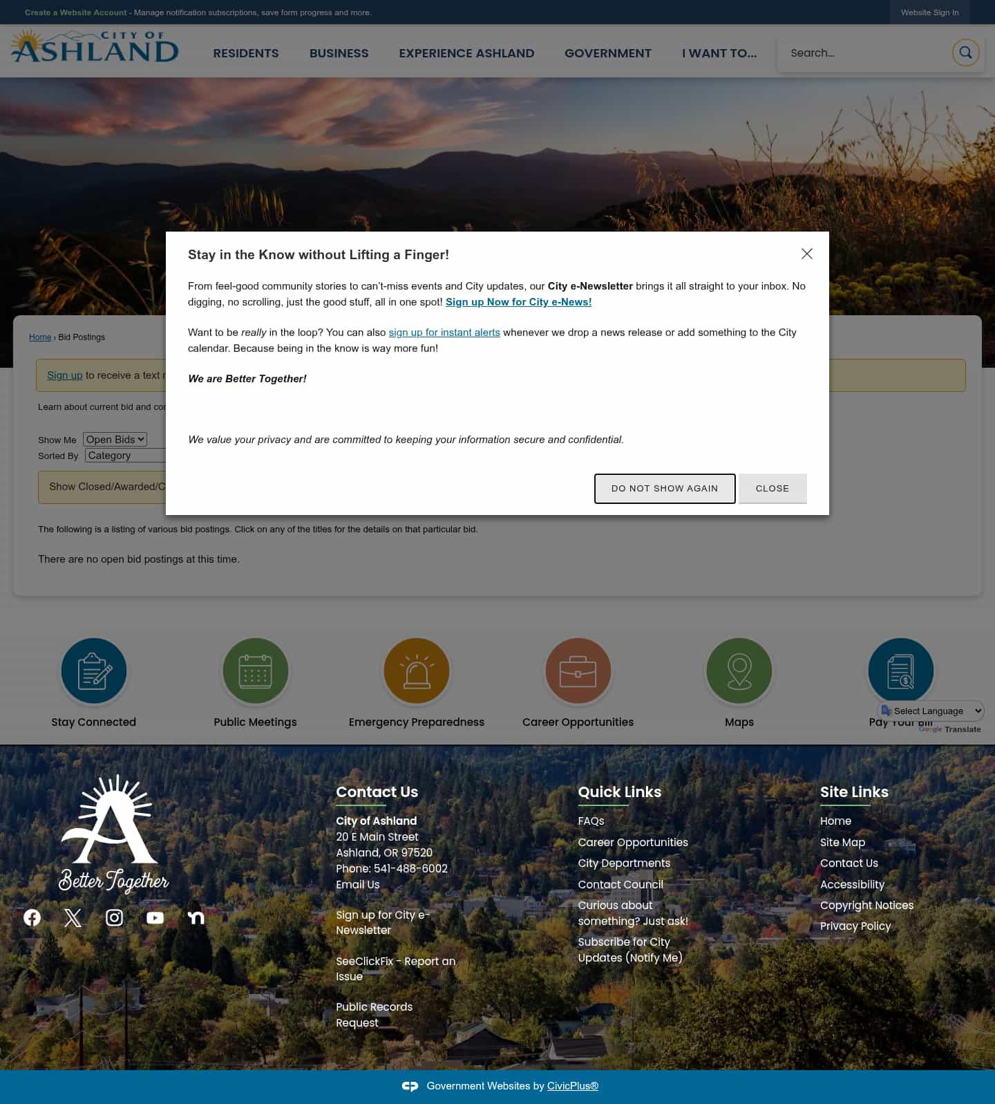 Latest website image capture
