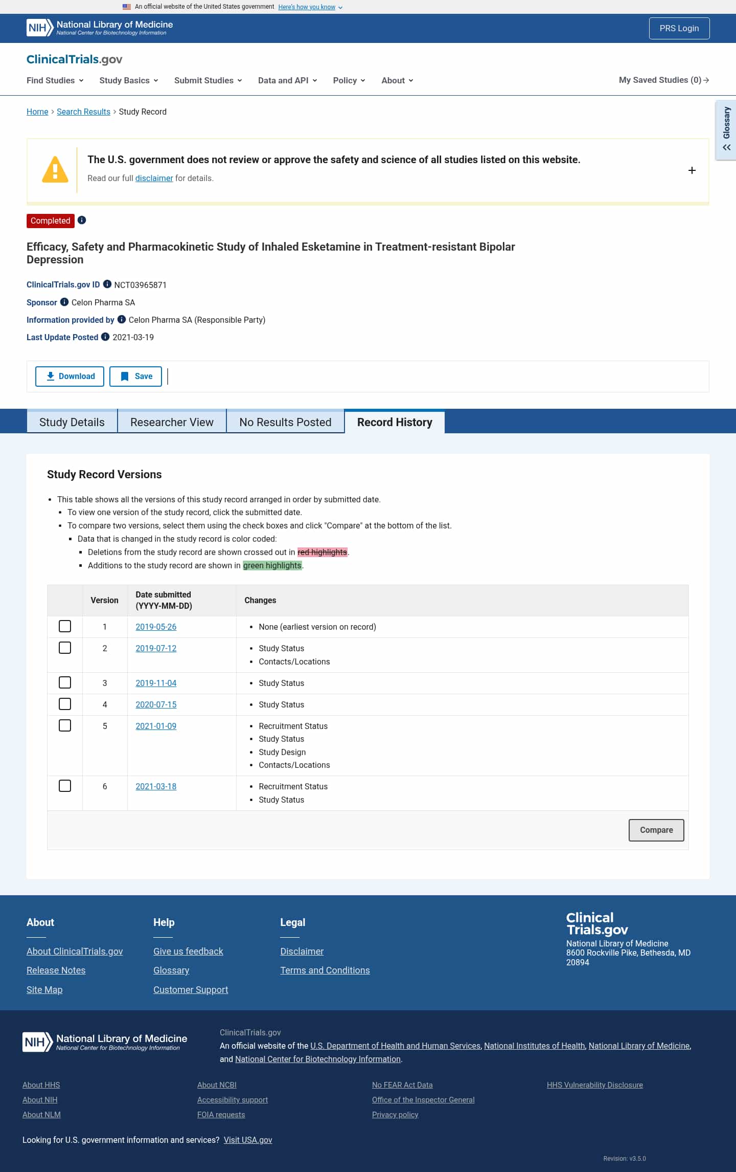 Latest website image capture